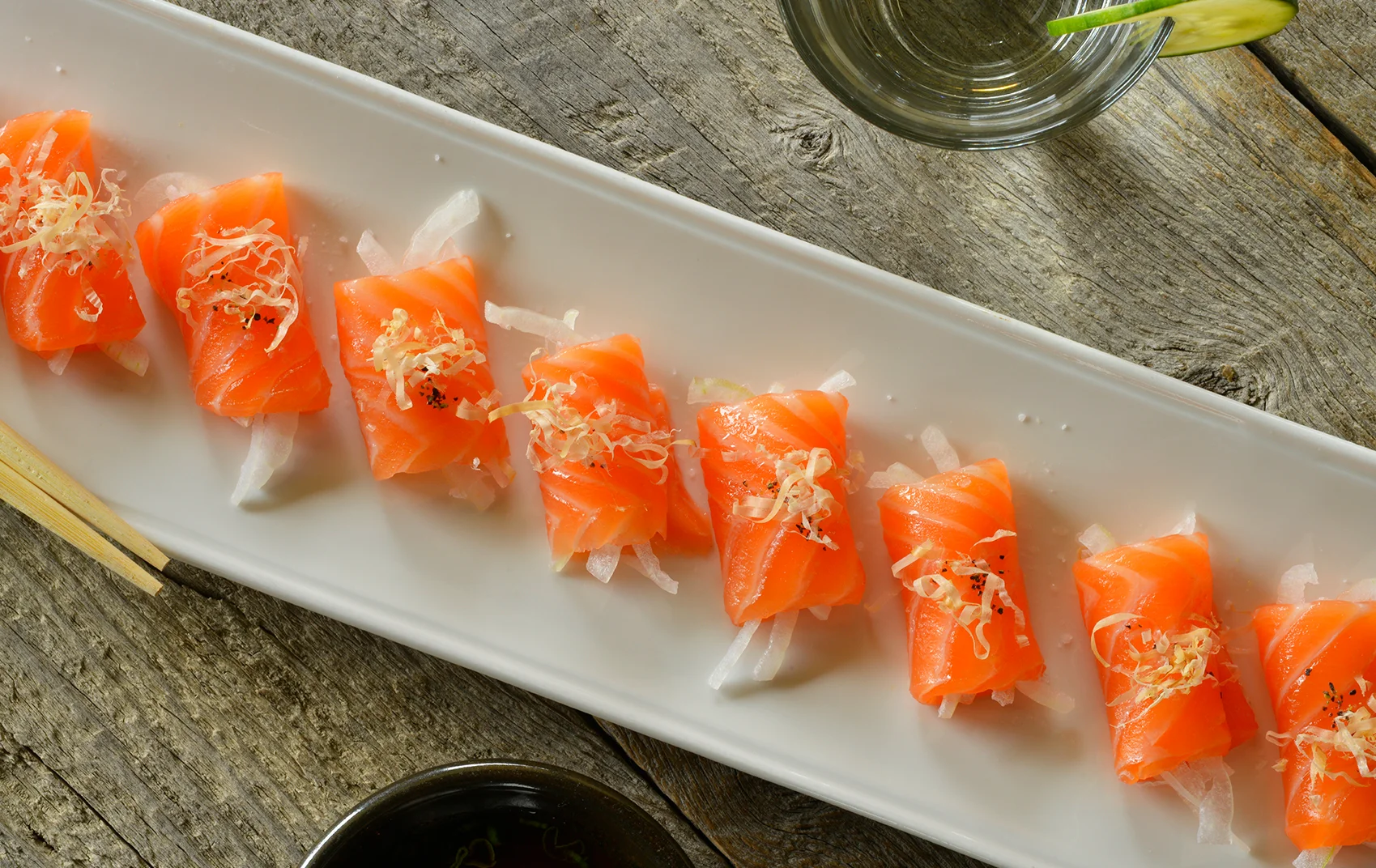 Citrus Chili Yellowtail Sashimi