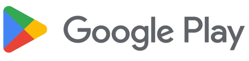 Google Play logo with colorful play button design