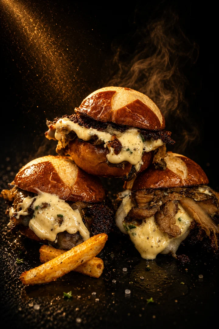 Platinum Record burger (3 Mini)