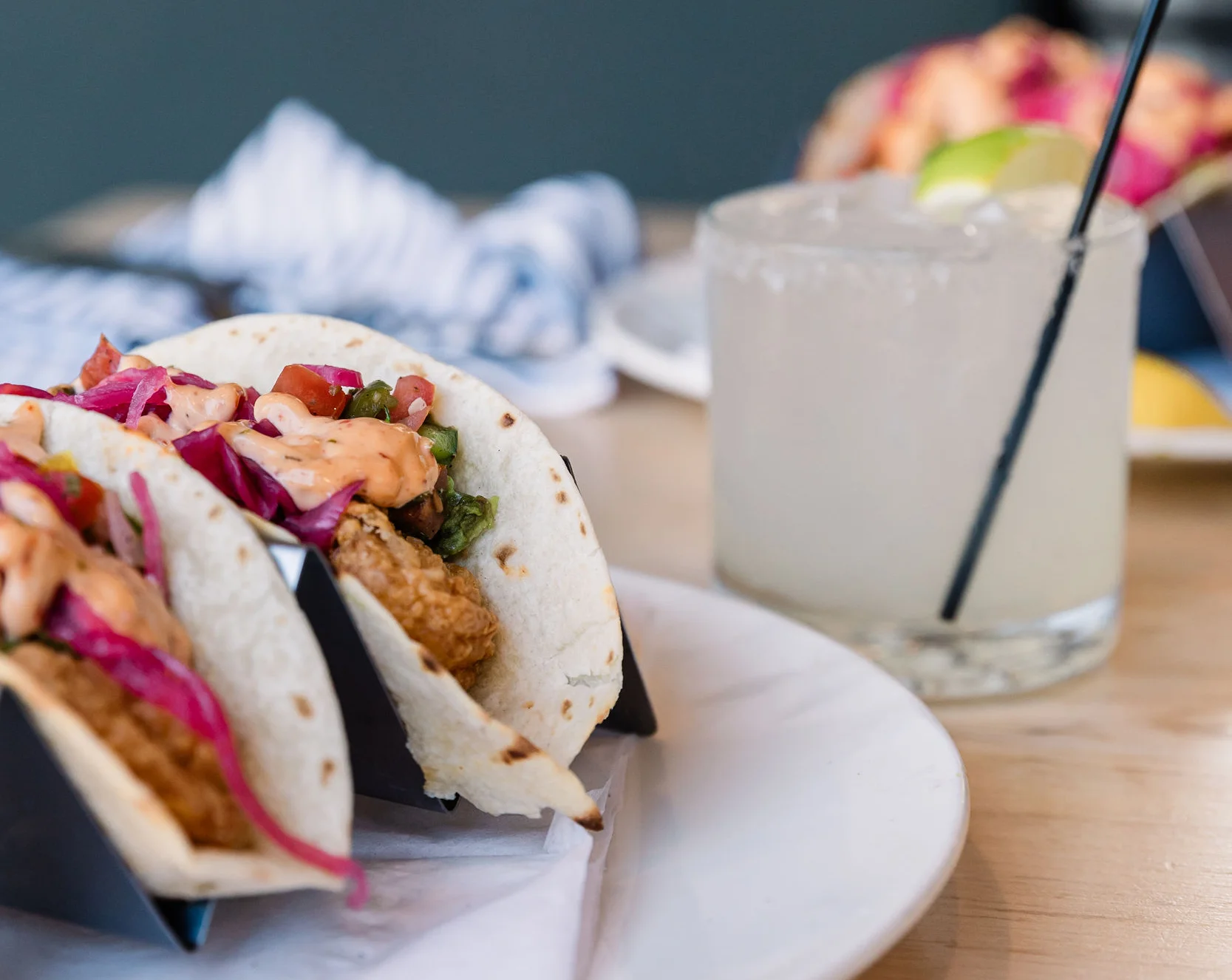 tacos and margarita