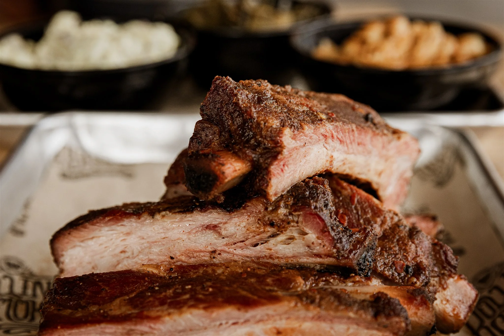 delicious smoked pork spare ribs