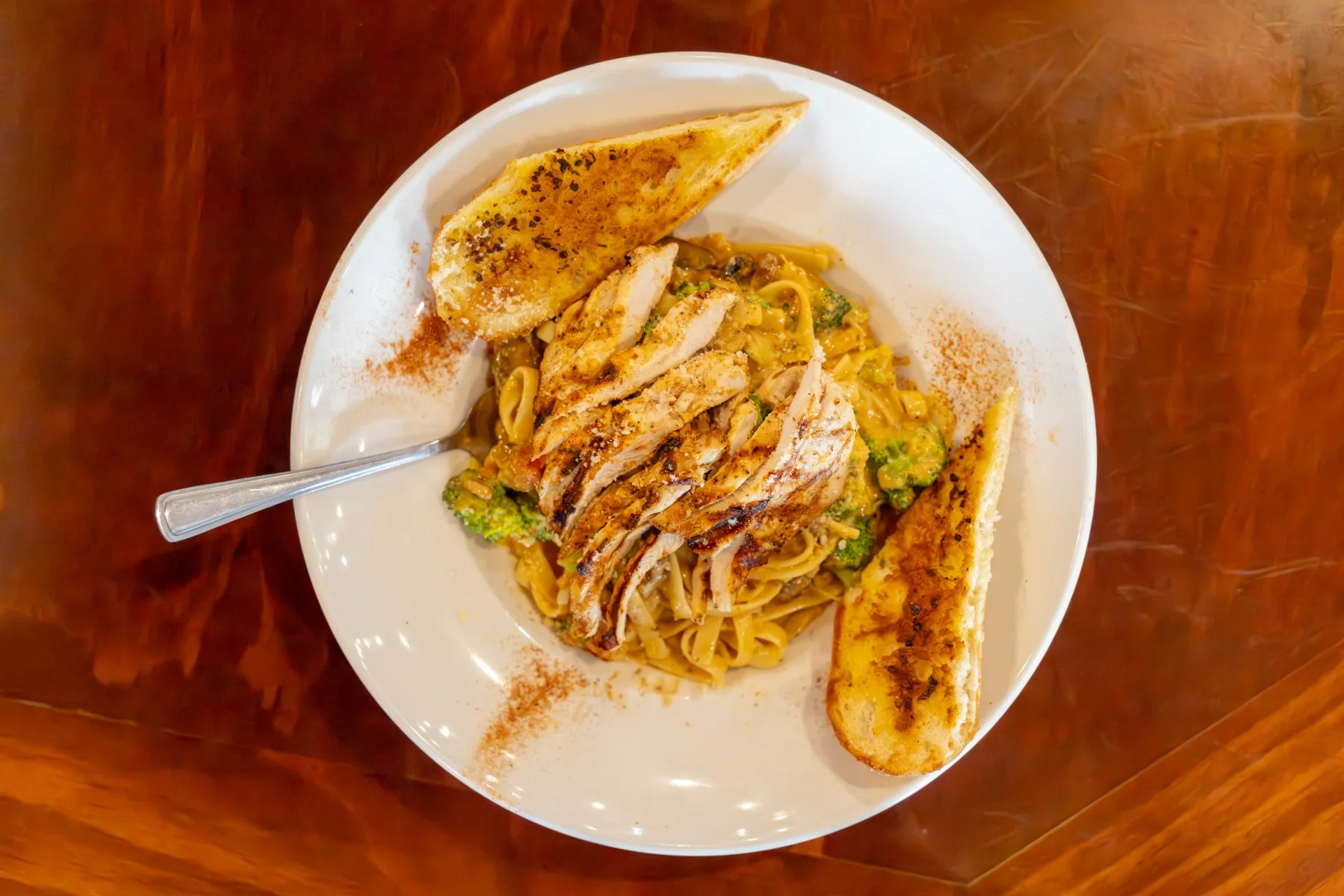A restaurant chef preparing a dish