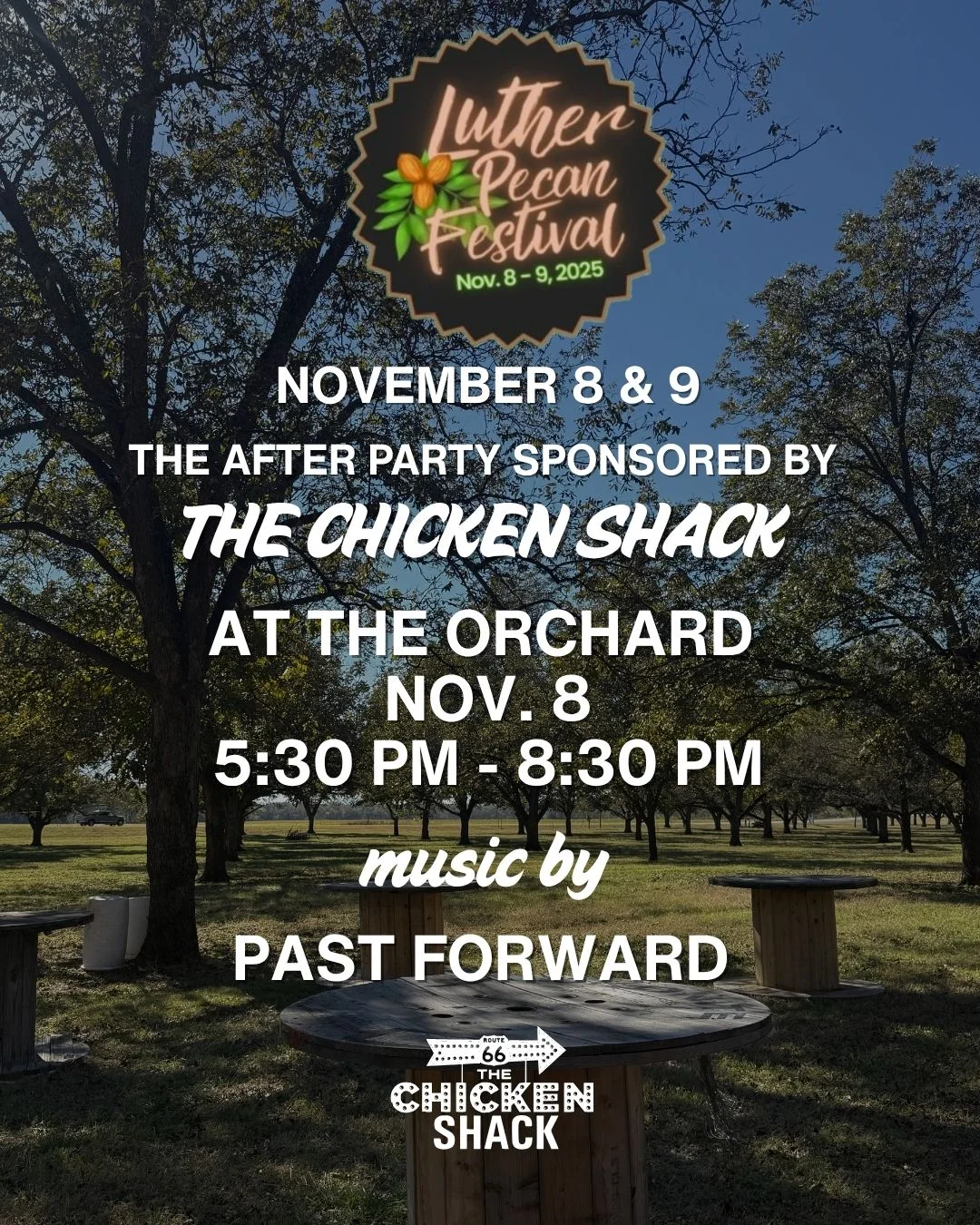 Luther Pecan Festival after party at The Chicken Shack