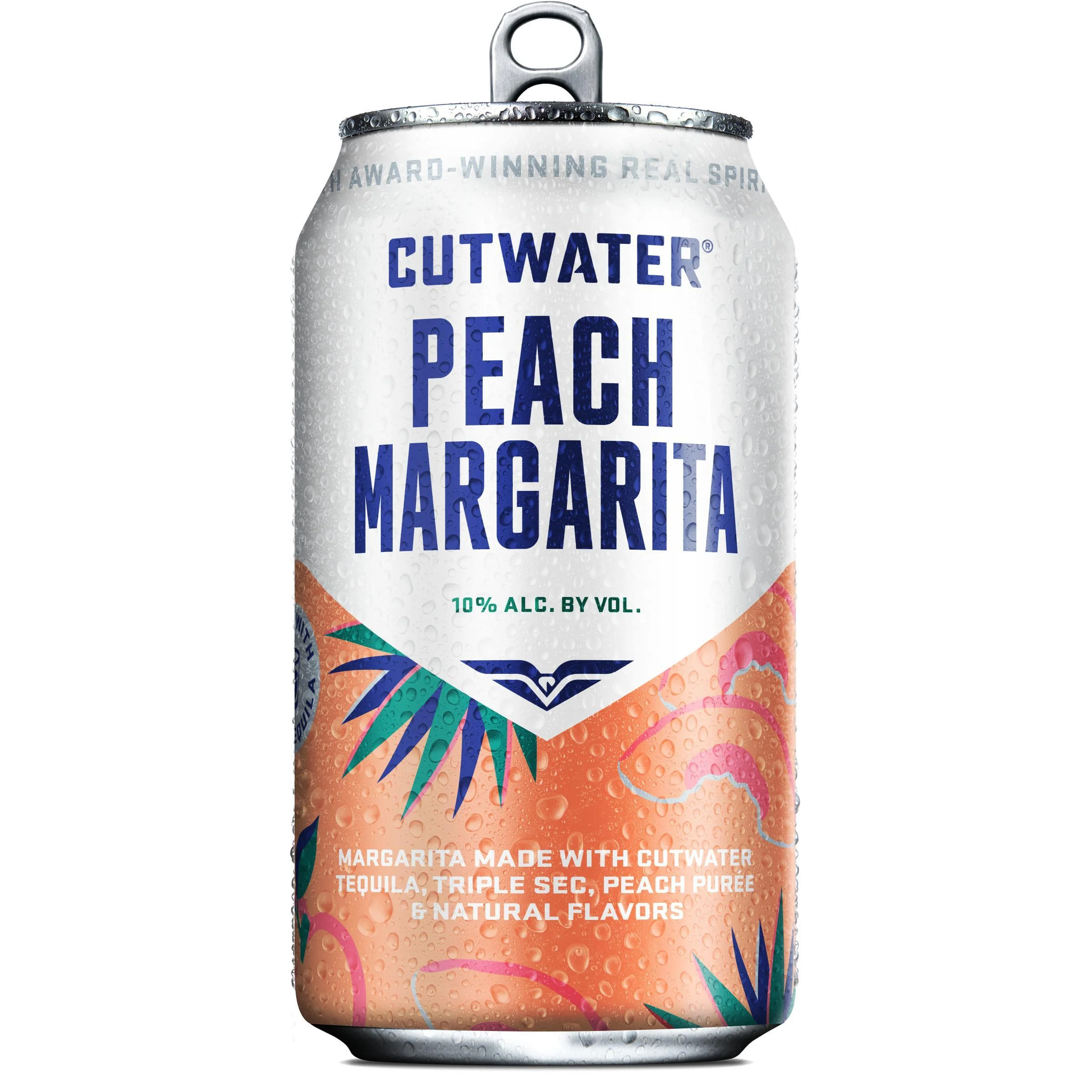 Cutwater Tequila Peach Margarita, 12 fl. oz. Can