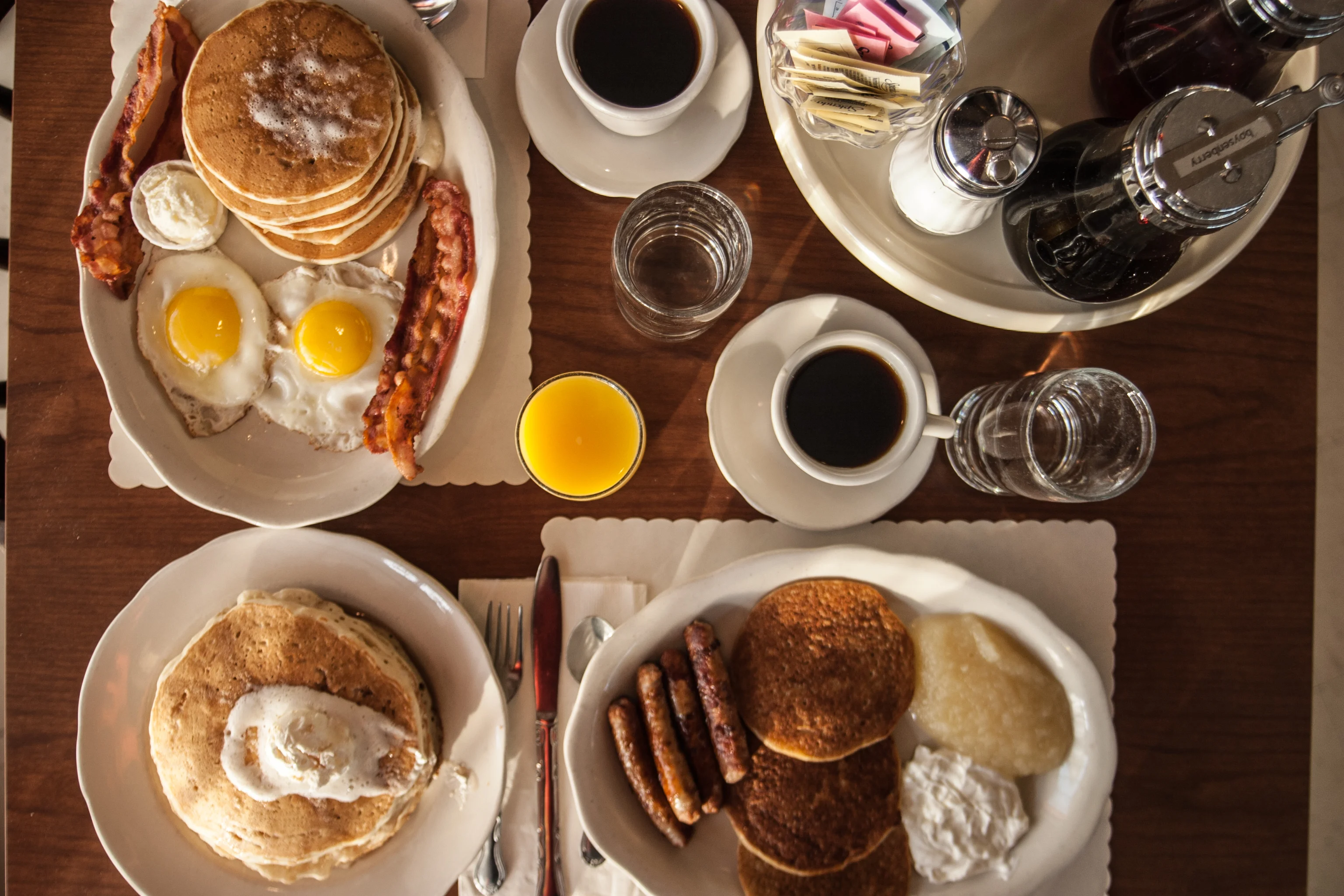 pancakes for breakfast at Millies Addison IL
