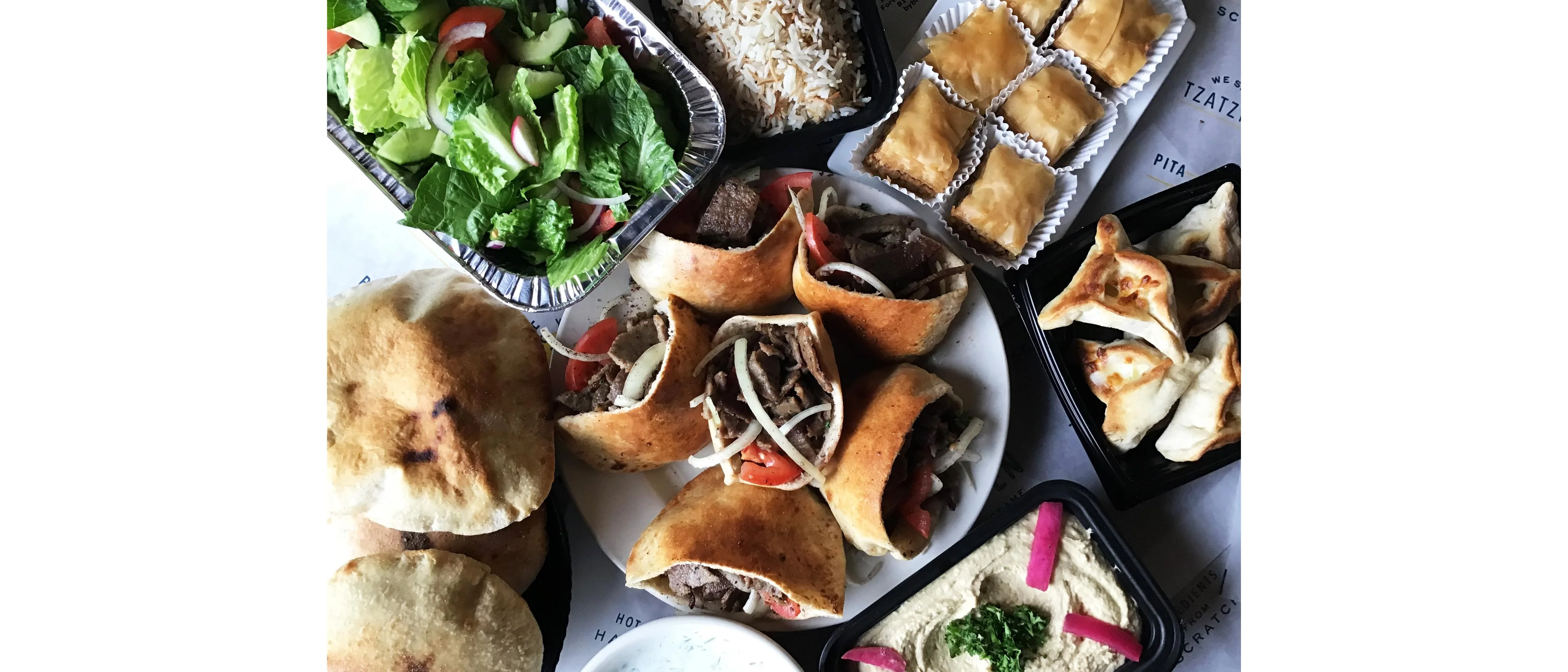 Gyro Catering Package -Crowd Pleasing Catering - Best Mediterranean Catering - Mediterranean Restaurant Fort Worth