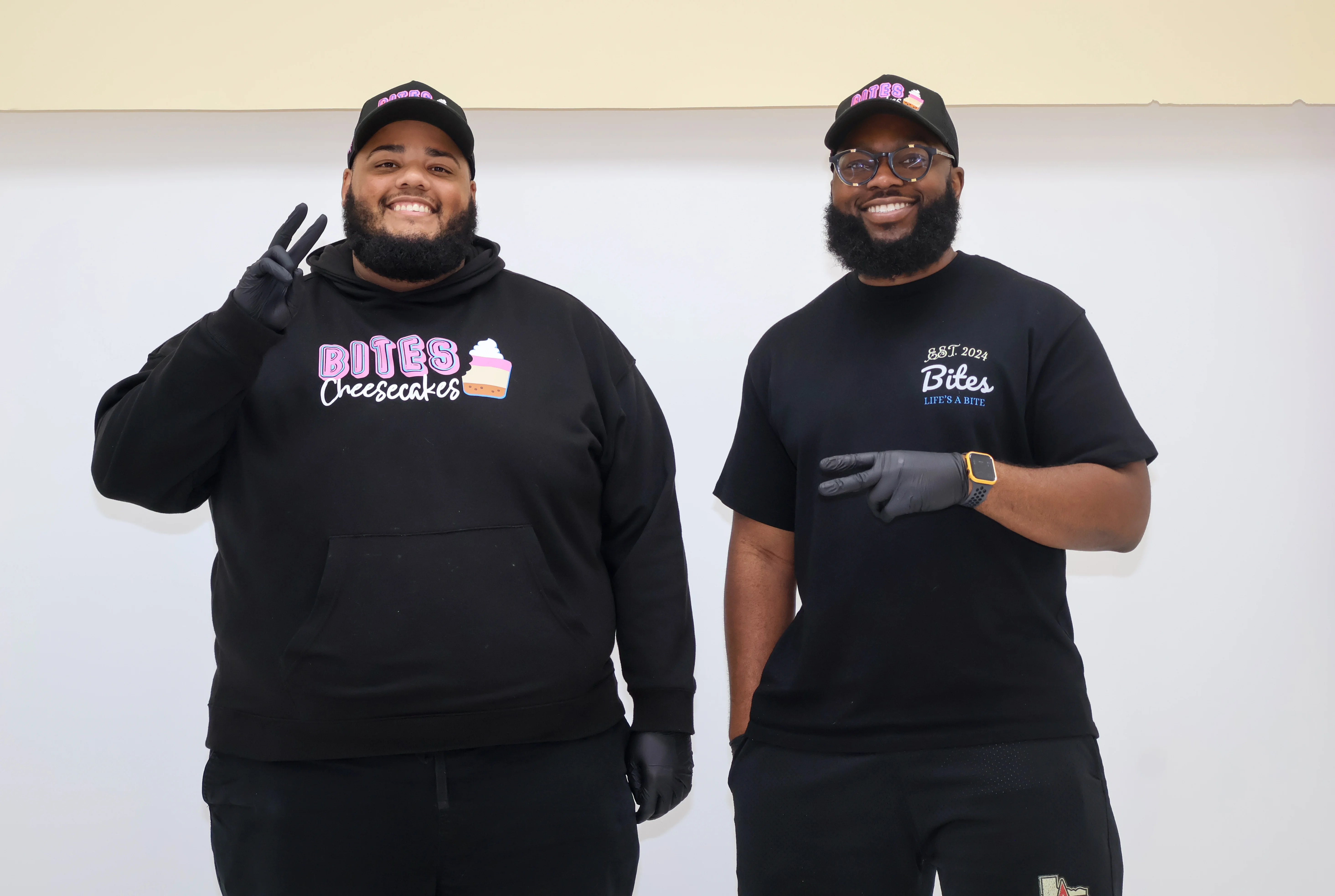 Leke Kasali Bites Cheesecakes, Ian Wilson Bites Cheesecakes, Bites Cheesecakes founders, Leke Kasali Houston desserts, Ian Wilson Houston cheesecakes​