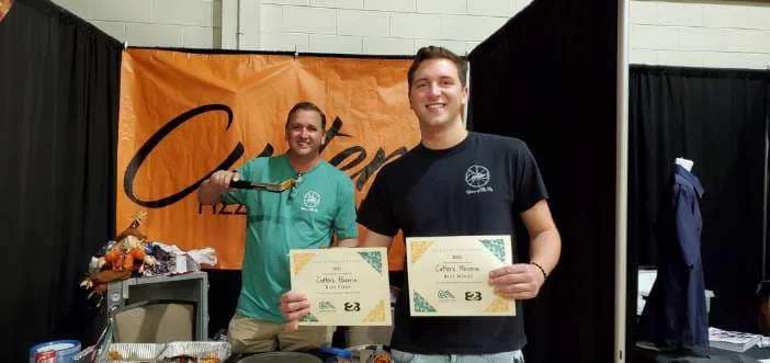 Anniston star and Calhoun County Chamber of Commerce recognize Cutter's Pizzeria of Alexandria, Alabama
