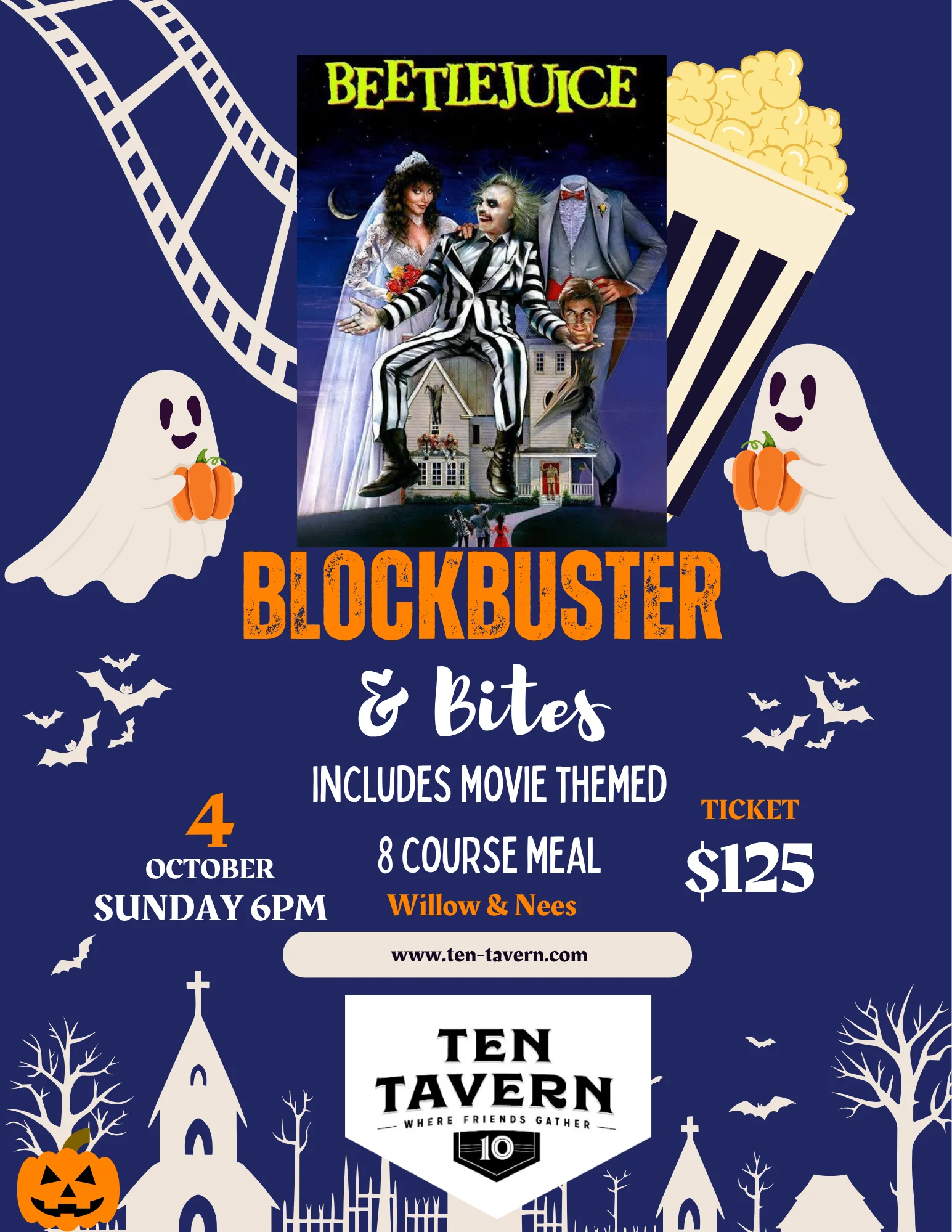 Beetlejuice Dinner Movie