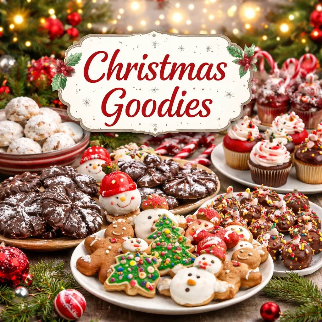 Festive Christmas-themed restaurant decoration with holiday elements.