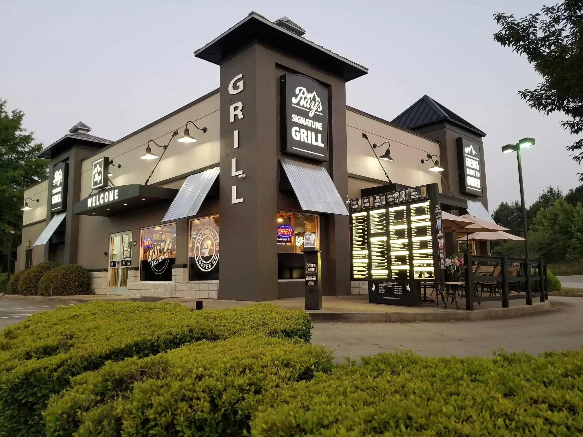 Logo of Ray's Grill & Blacksmith Coffee Co.