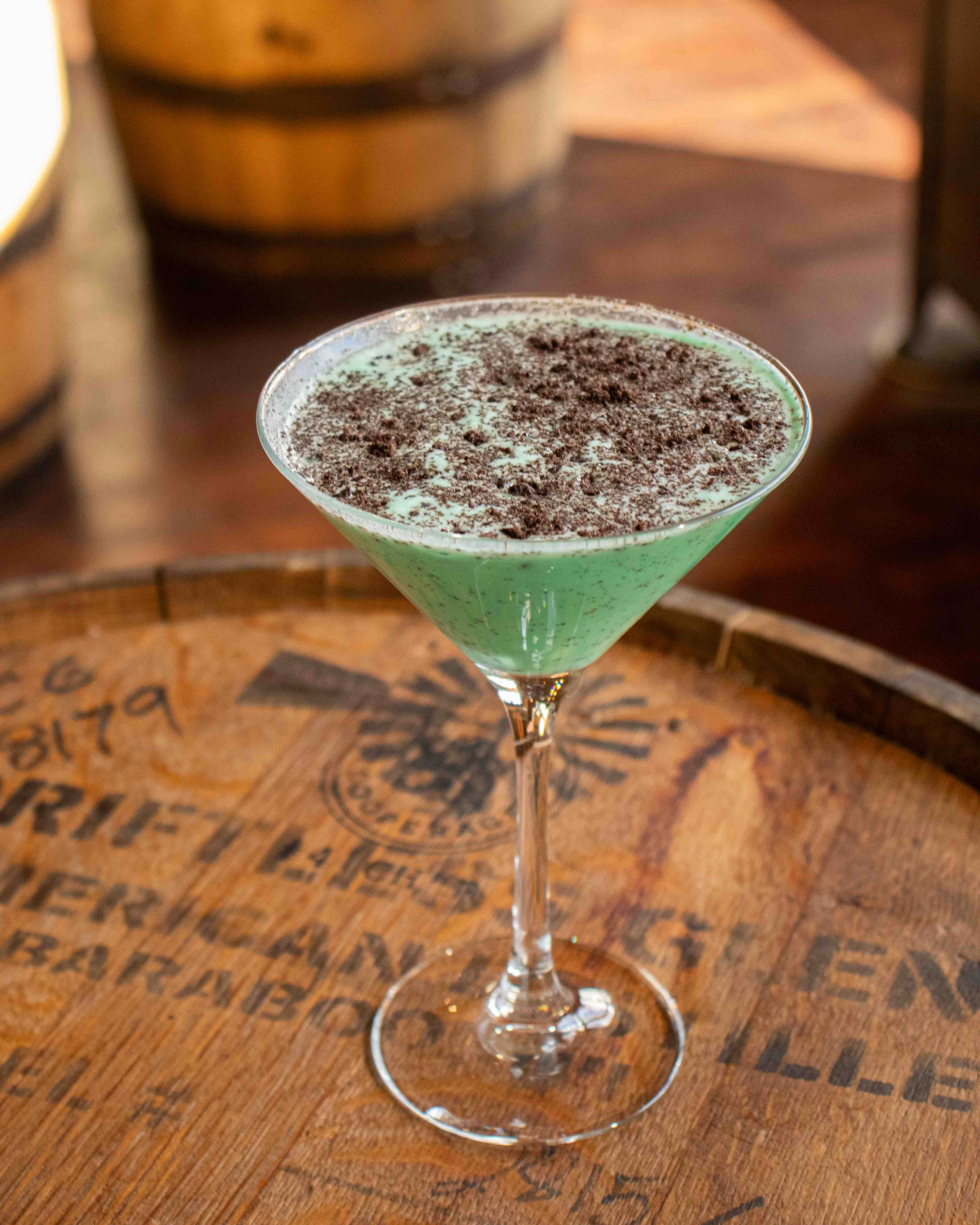 Shamrock Shake Up cocktail