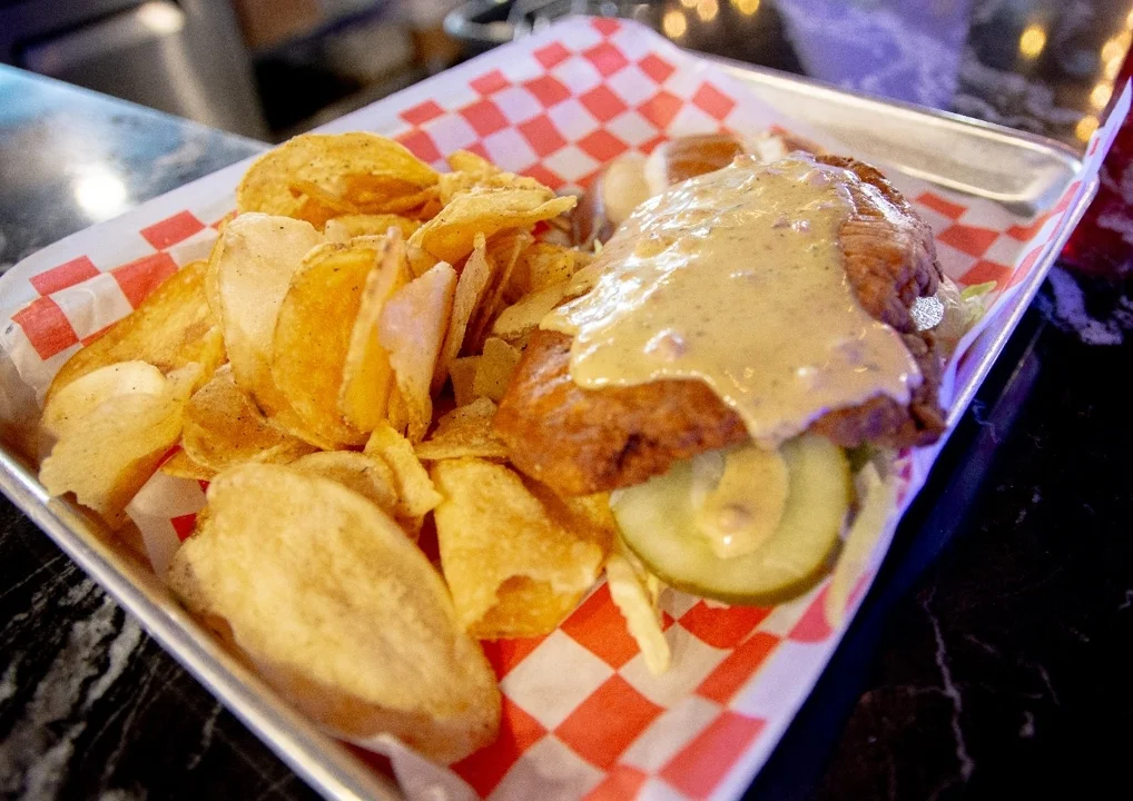 Bavarian Pork Schnitzel Sandwich