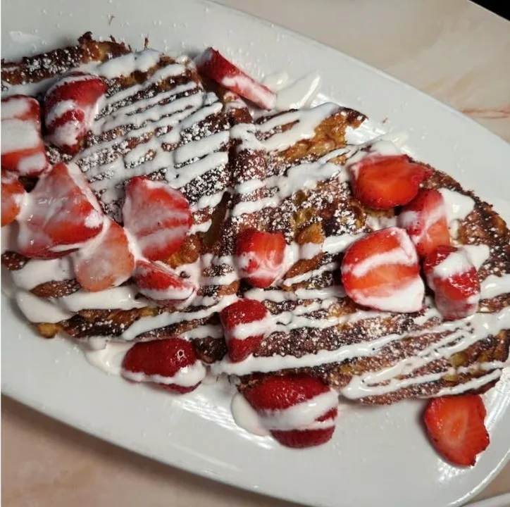 Croissant French Toast served at Moonlite Diner