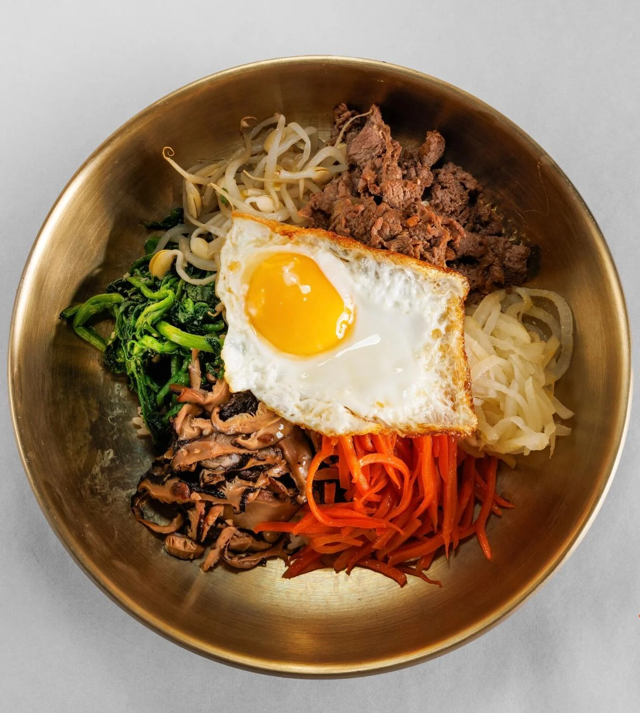 Lunch bibimbap-beef bulgogi