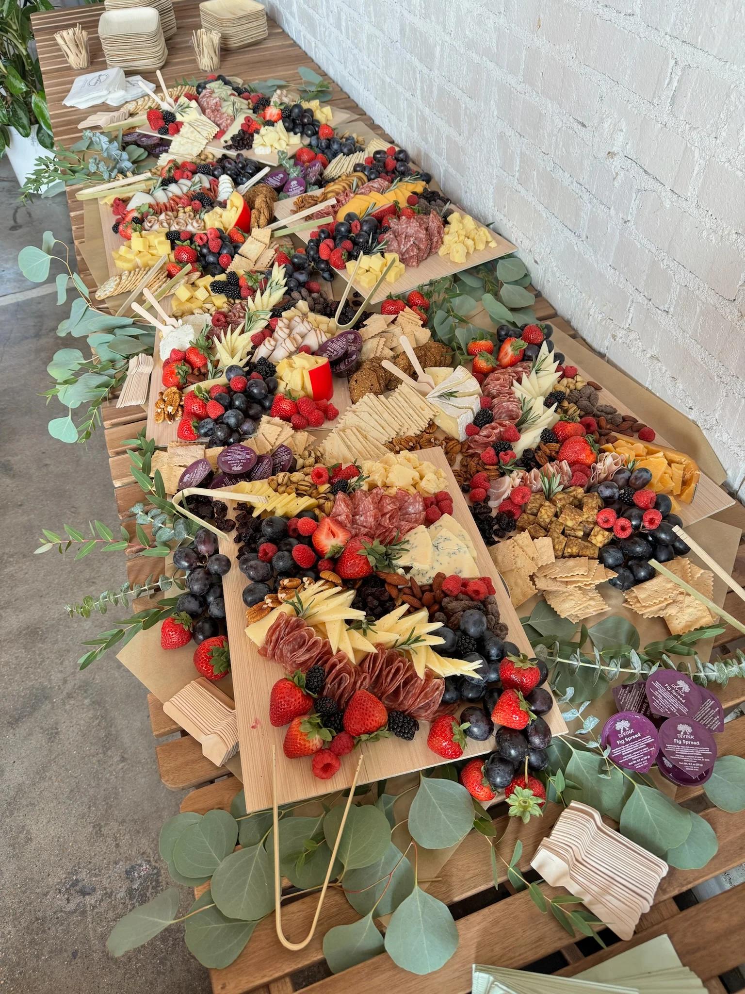 A beautiful cheese & charcuterie spread