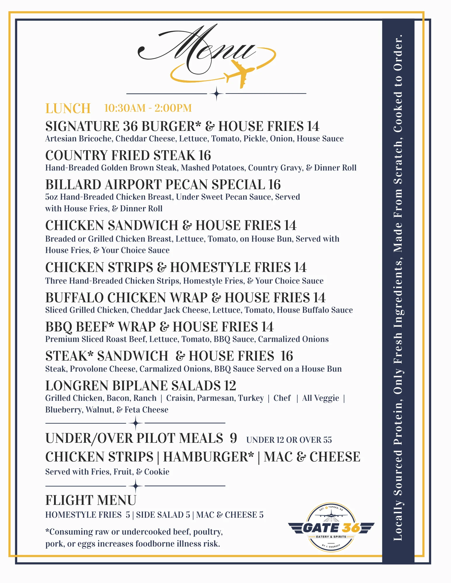 Breakfast buffet featuring classic American dishes