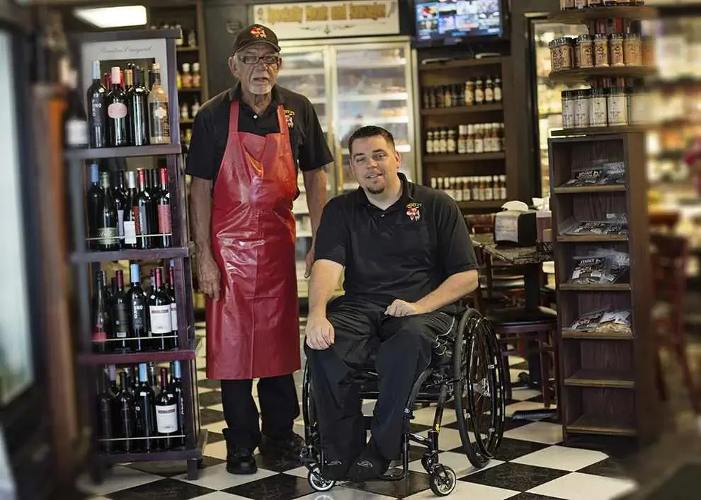 Jimmy Pepper and the late Jim Pepper Sr.