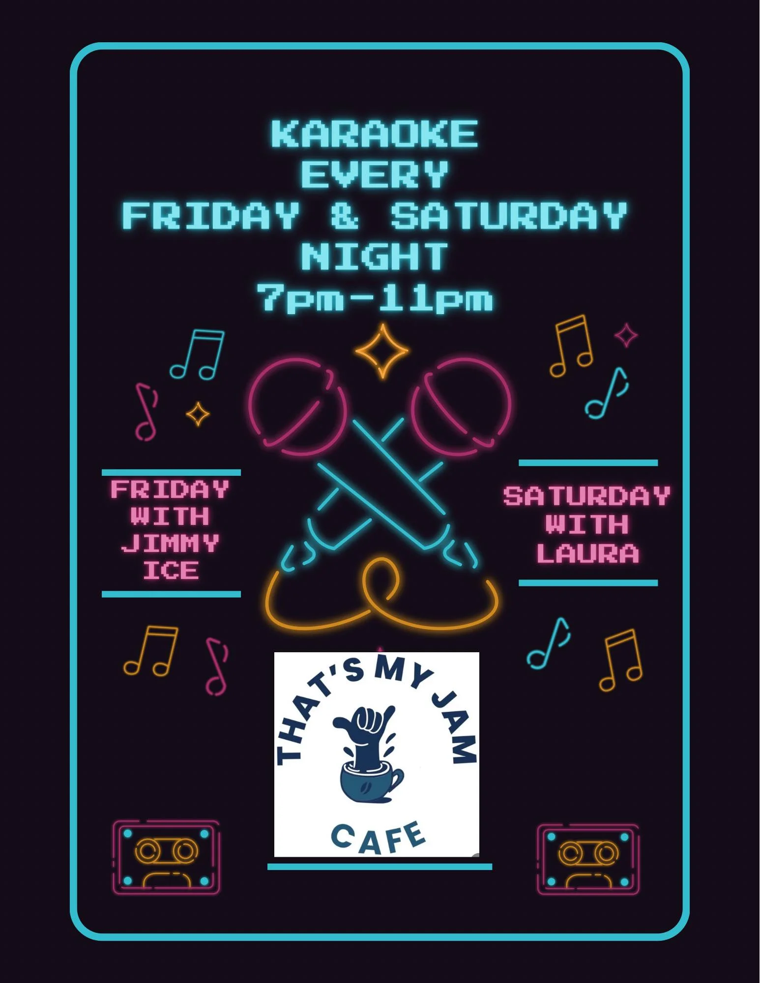 A vibrant karaoke night event at a restaurant with lively atmosphere.