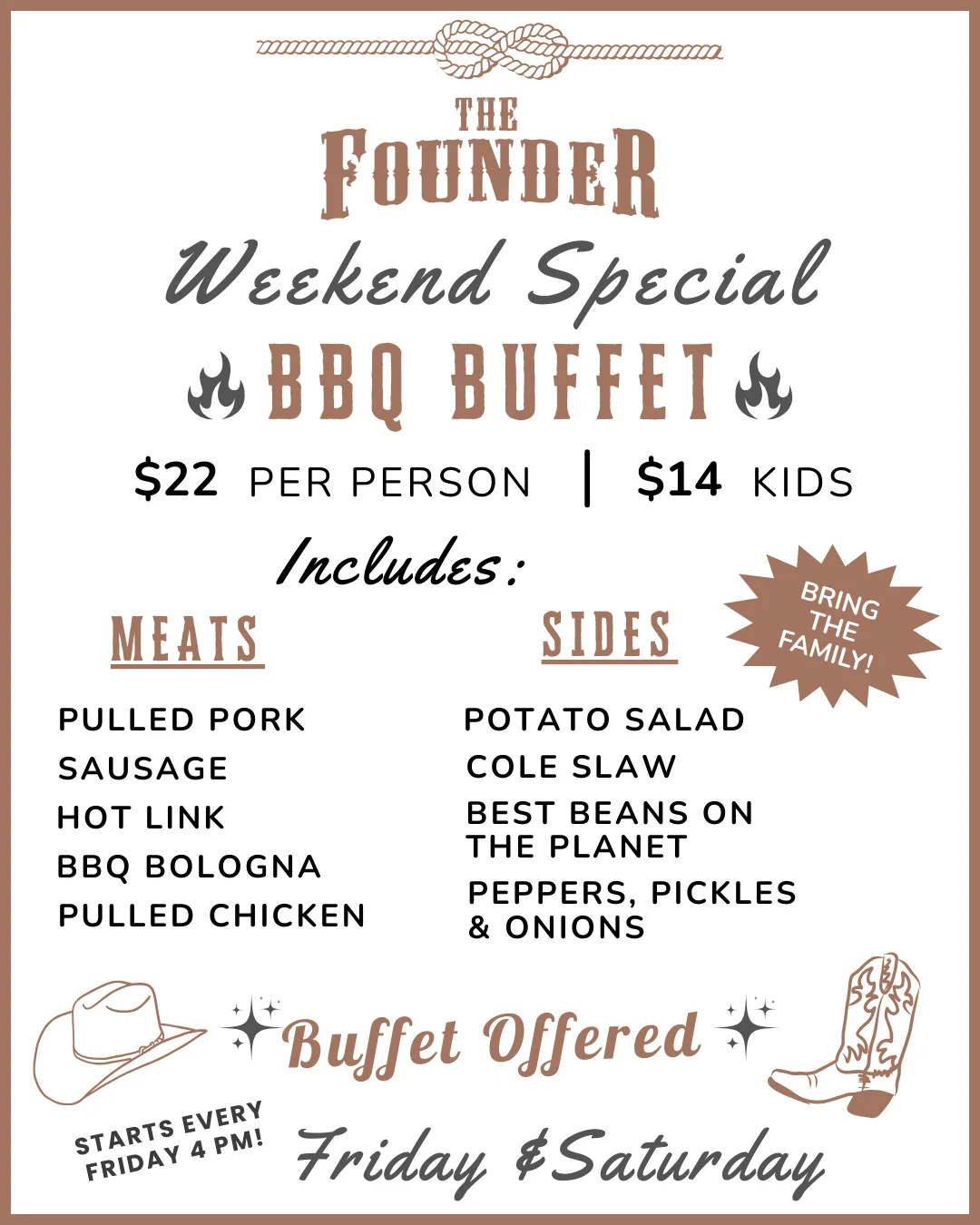 BBQ buffet featuring pulled pork and sides in a rustic setting