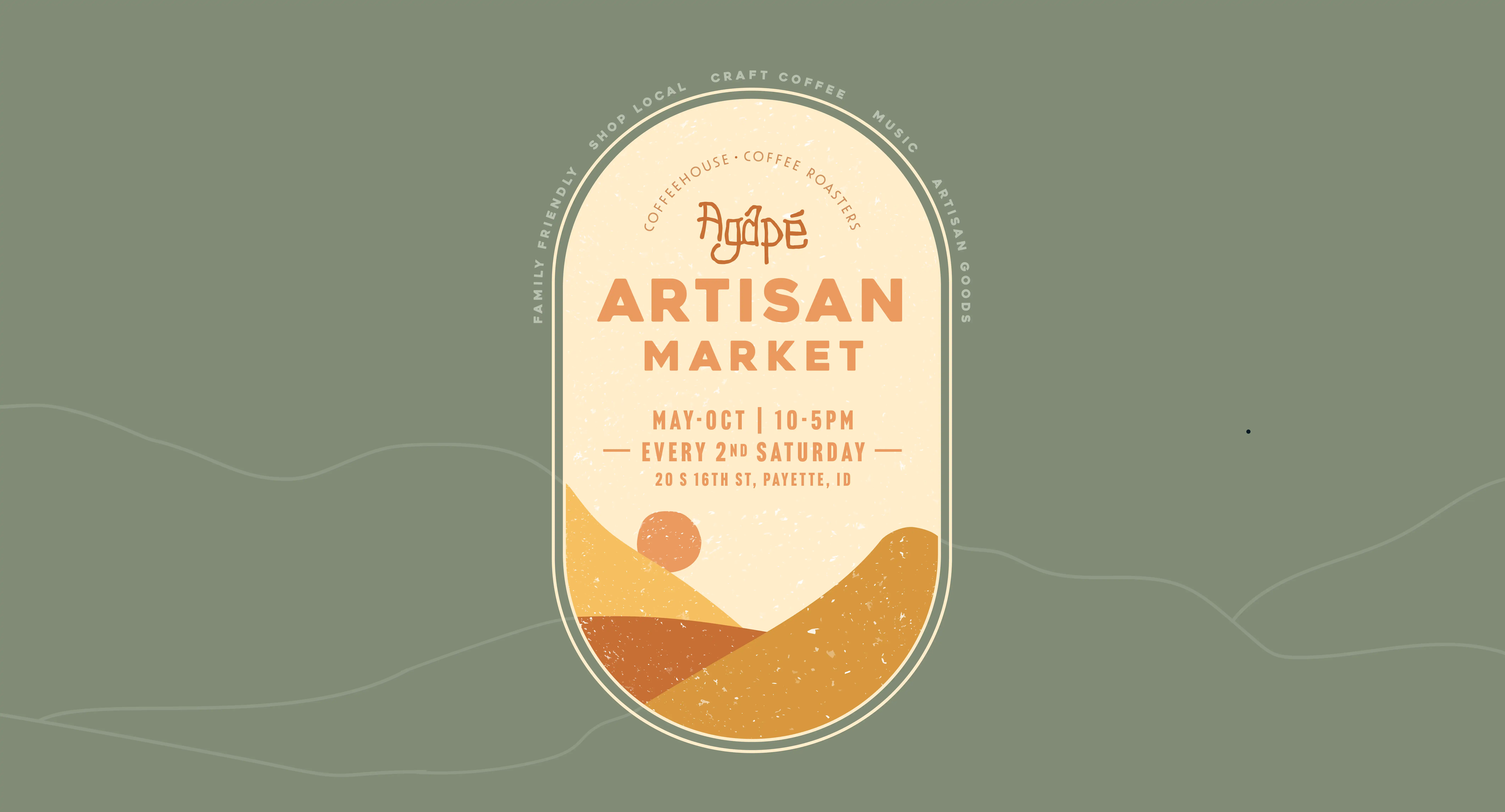 Second Saturday Artisan Market at Agape Coffeehouse 2024