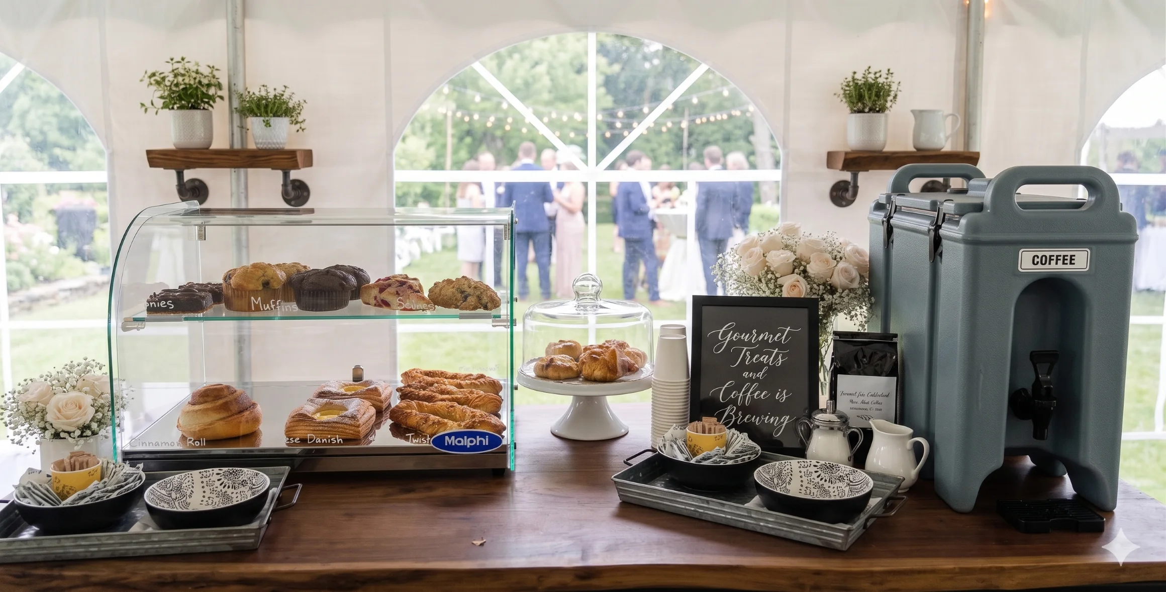 Catering services from The Crooked Cup