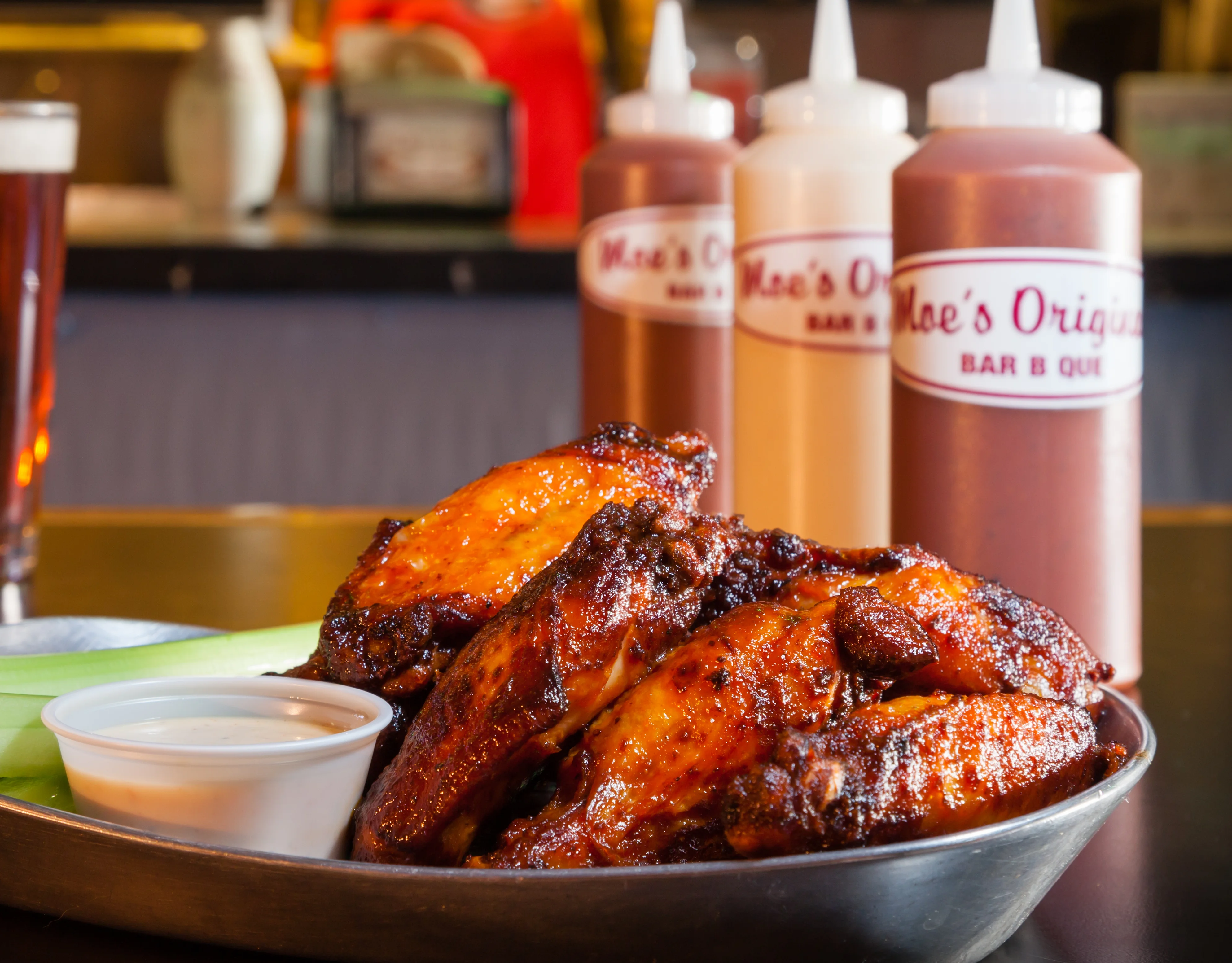 BBQ Smoked Half Chicken Platter