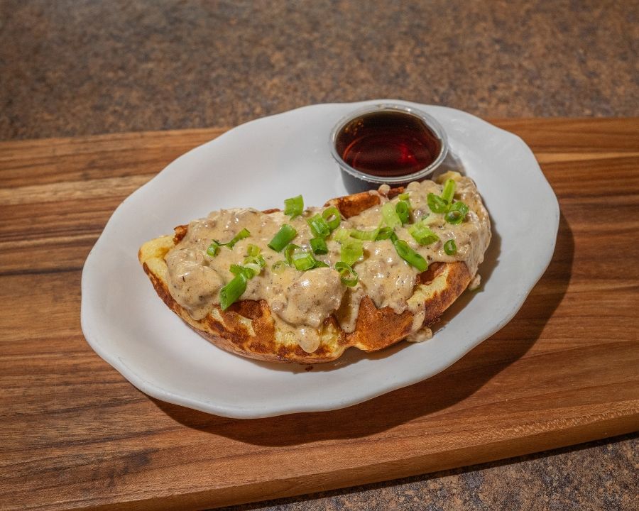 Jalapeno & Cheddar Cornbread Waffle