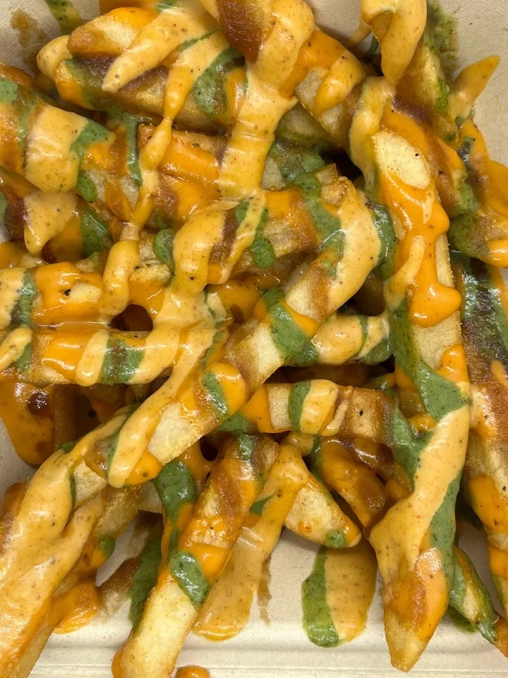 Masala Queso Fries