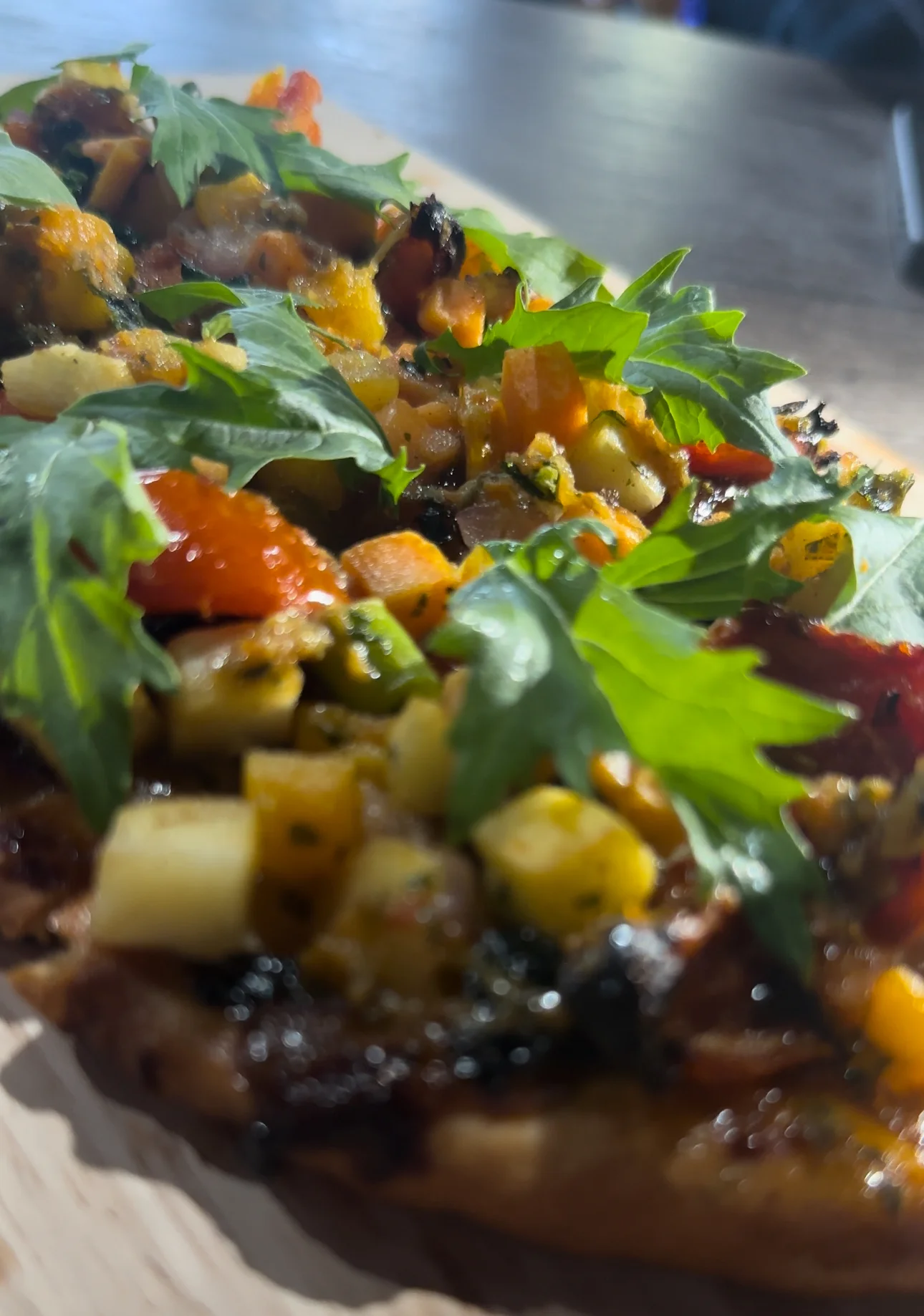 vegetarian flatbread