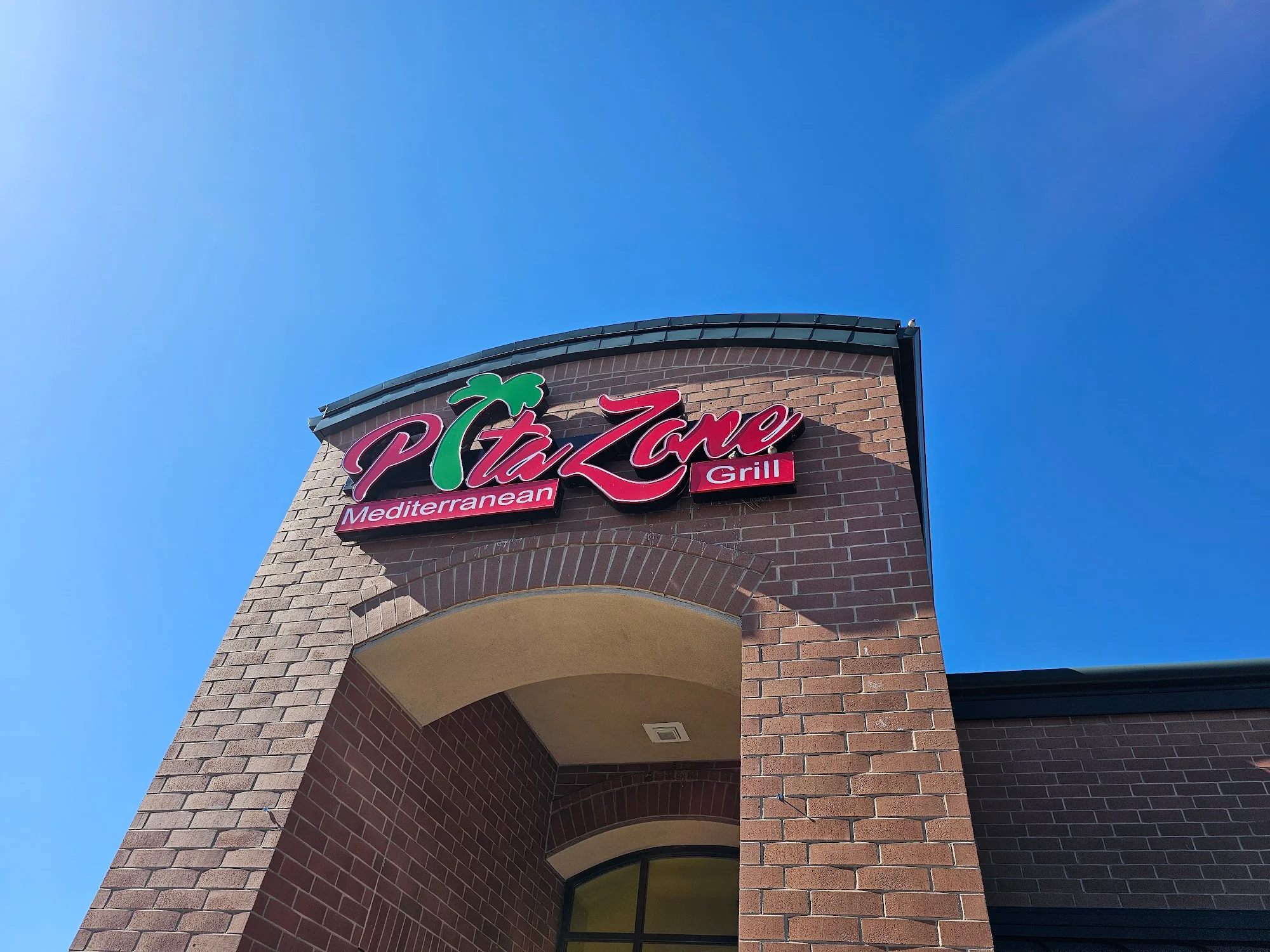 Pita Zone Mediterranean Grill exterior at 497 South Weber Road in Bolingbrook