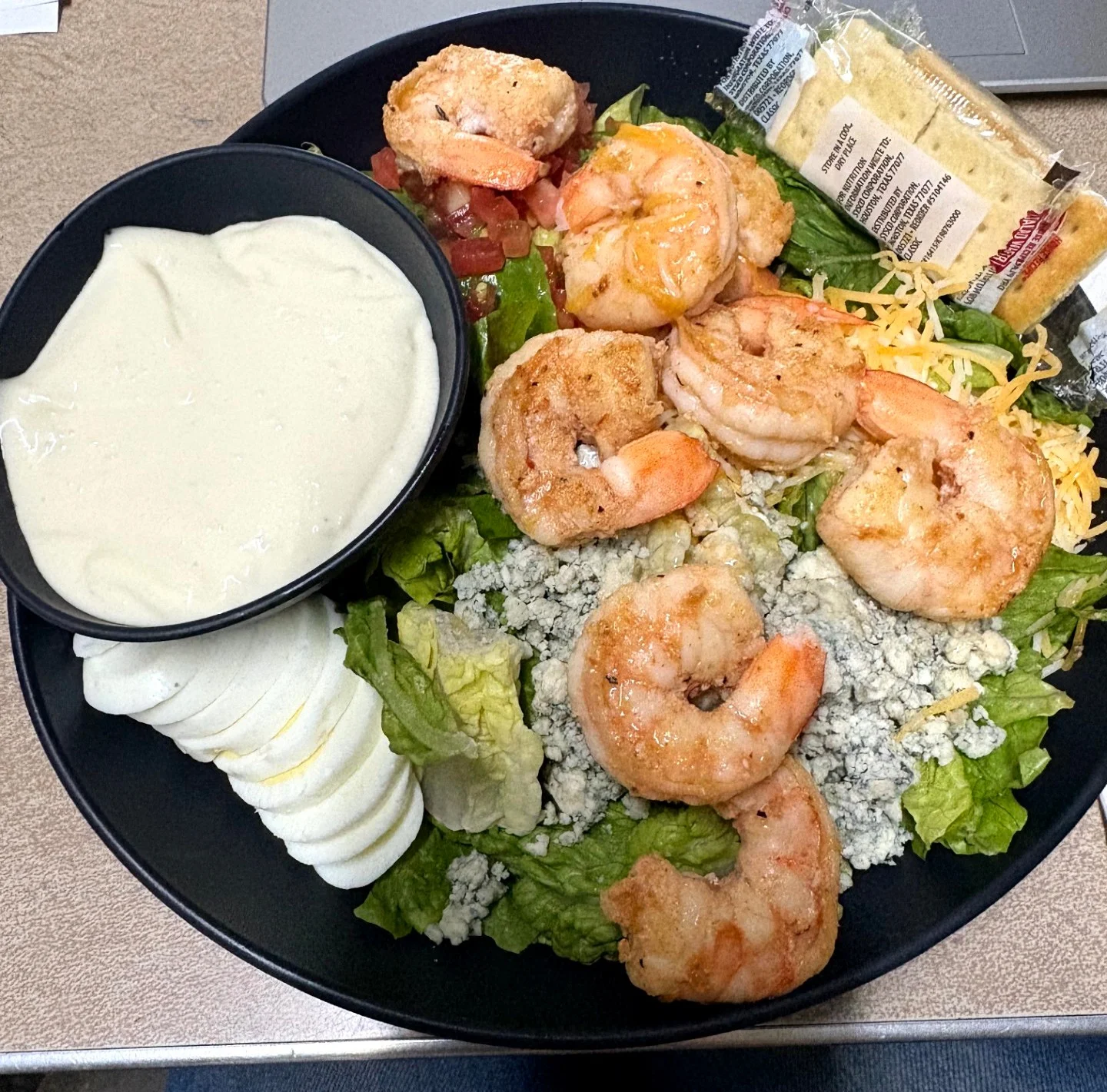 Cobb Salad with Shrimp