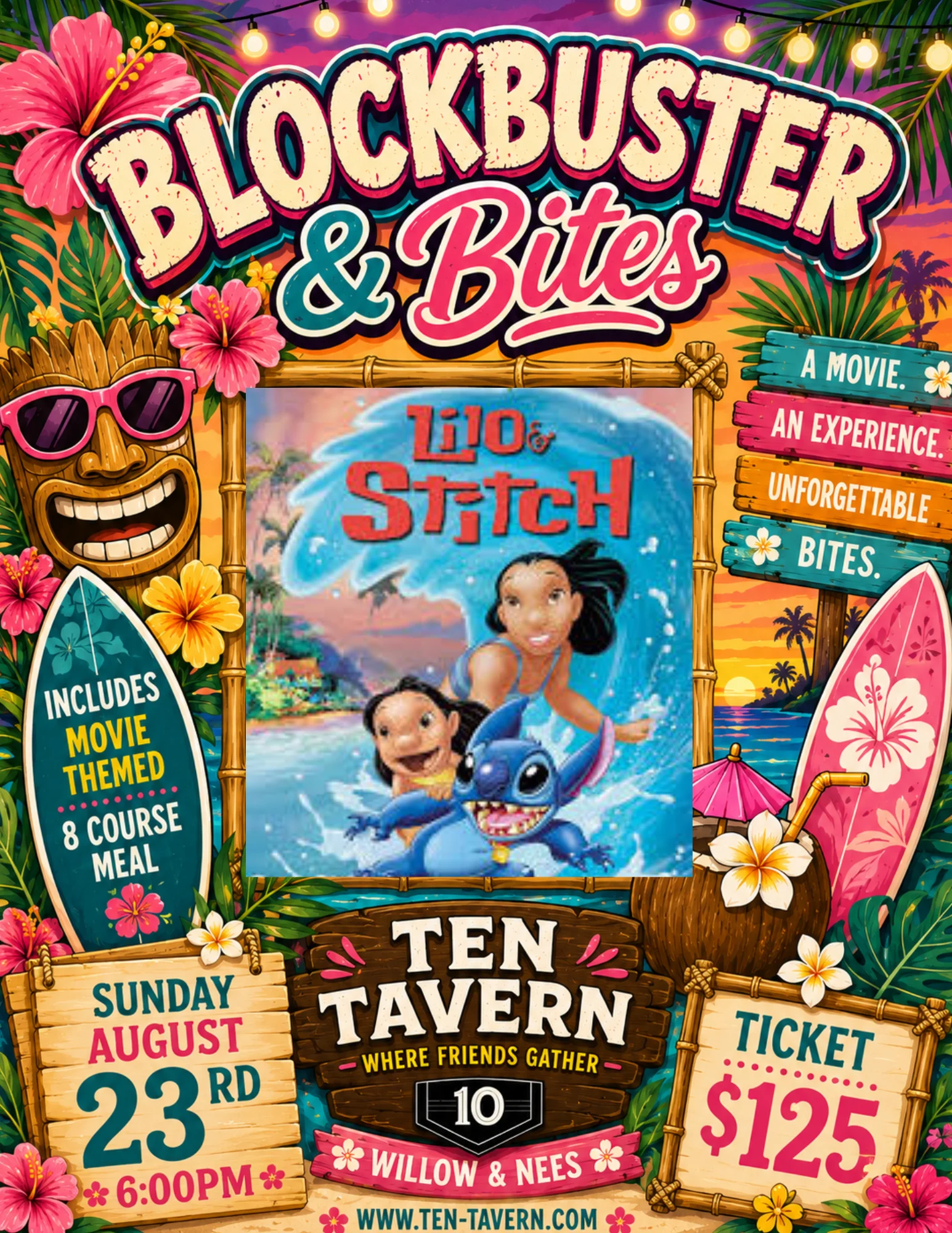 Lilo & Stitch Themed Dinner