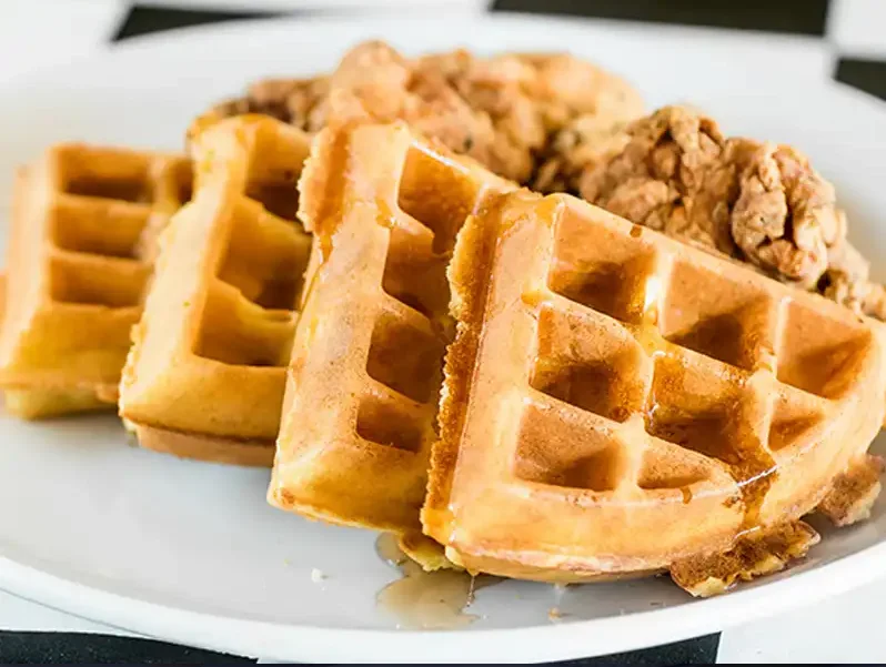 Chicken and waffles