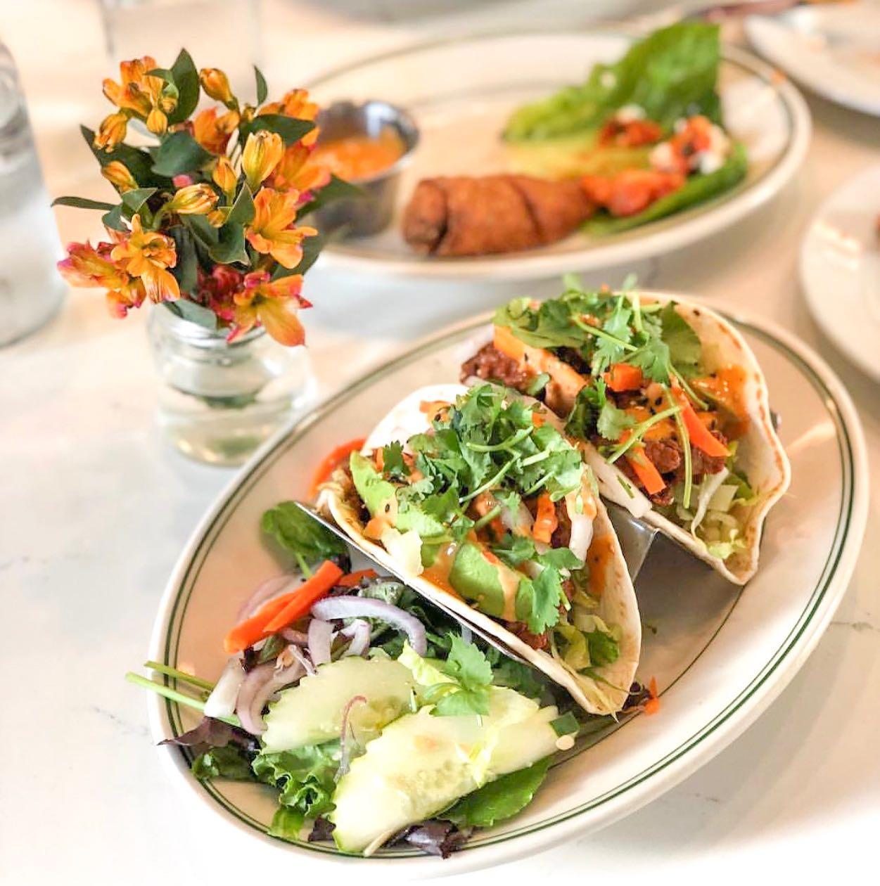 THE FLAPPER TACOS at Little Duck Diner