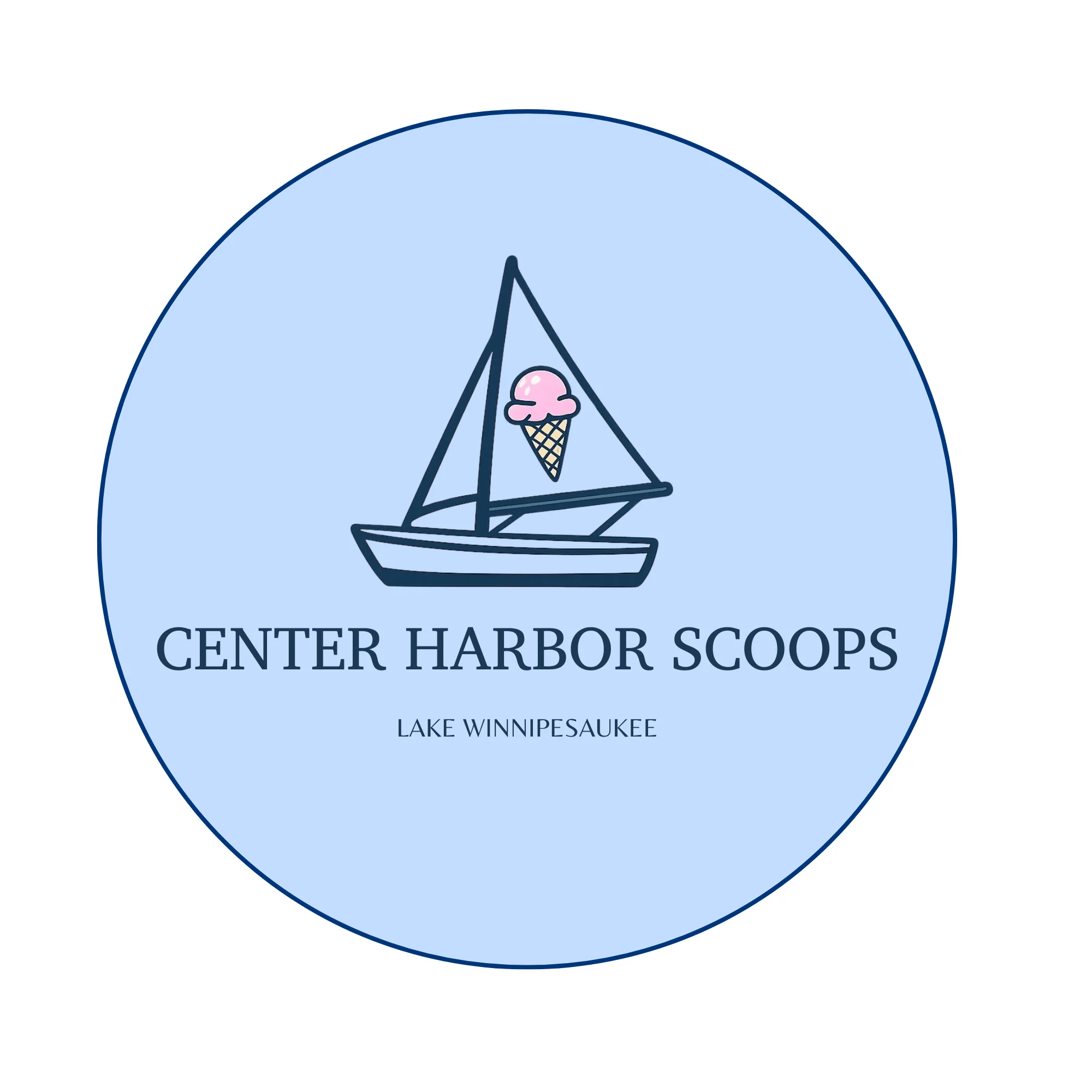 Blue Circle Ice Cream logo featuring a blue circle design.