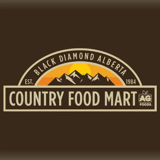 Logo of Country Food Mart in Black Diamond, Alberta
