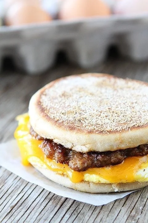 Sausage and egg biscuit