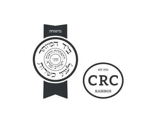 Kosher certification symbols for food products