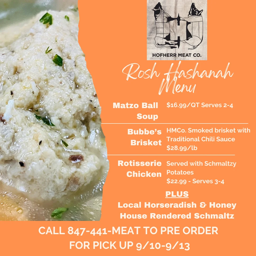 Bowl of traditional Matzo Ball Soup for Rosh Hashanah