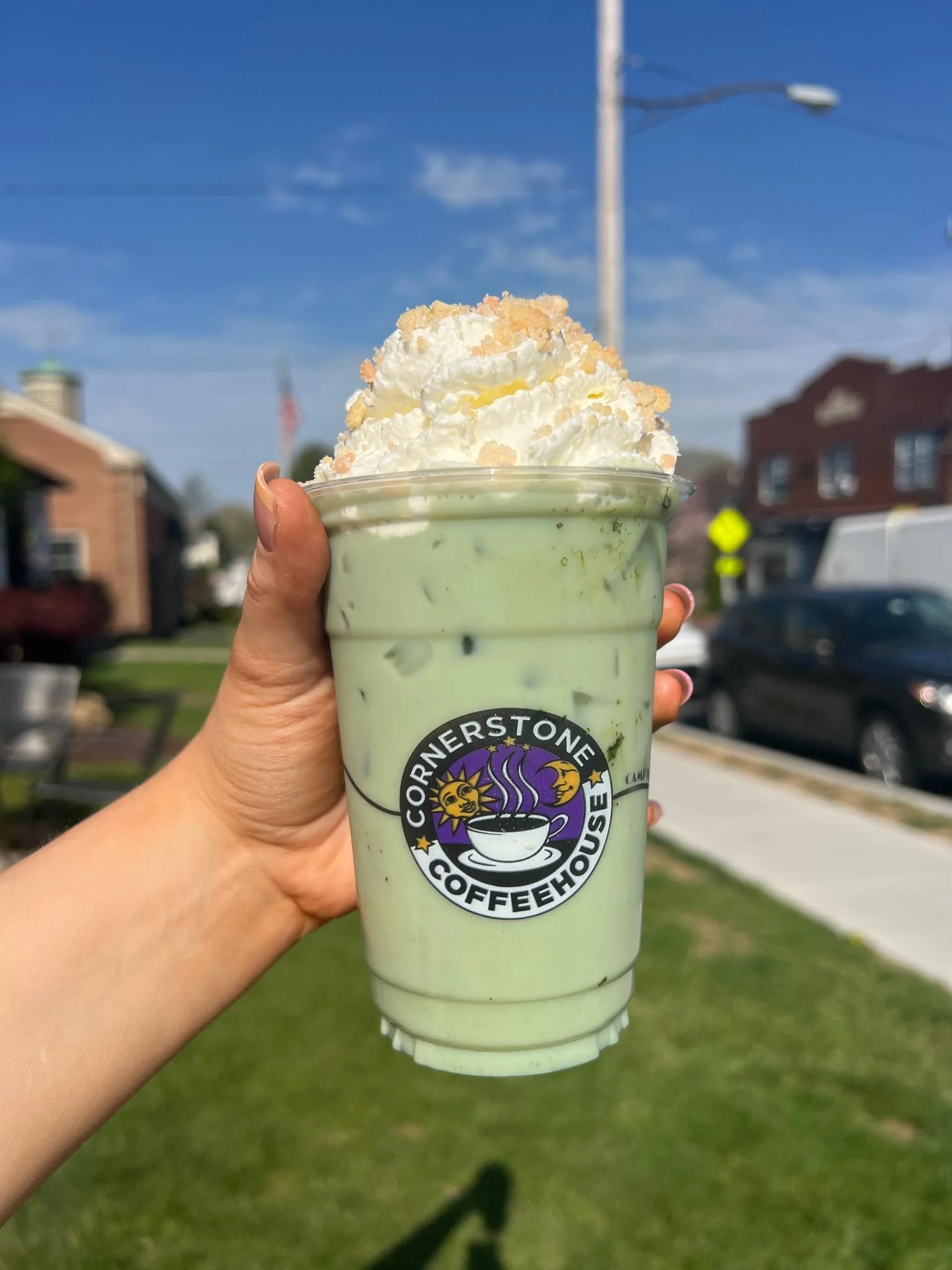 **Peach Cobbler Matcha