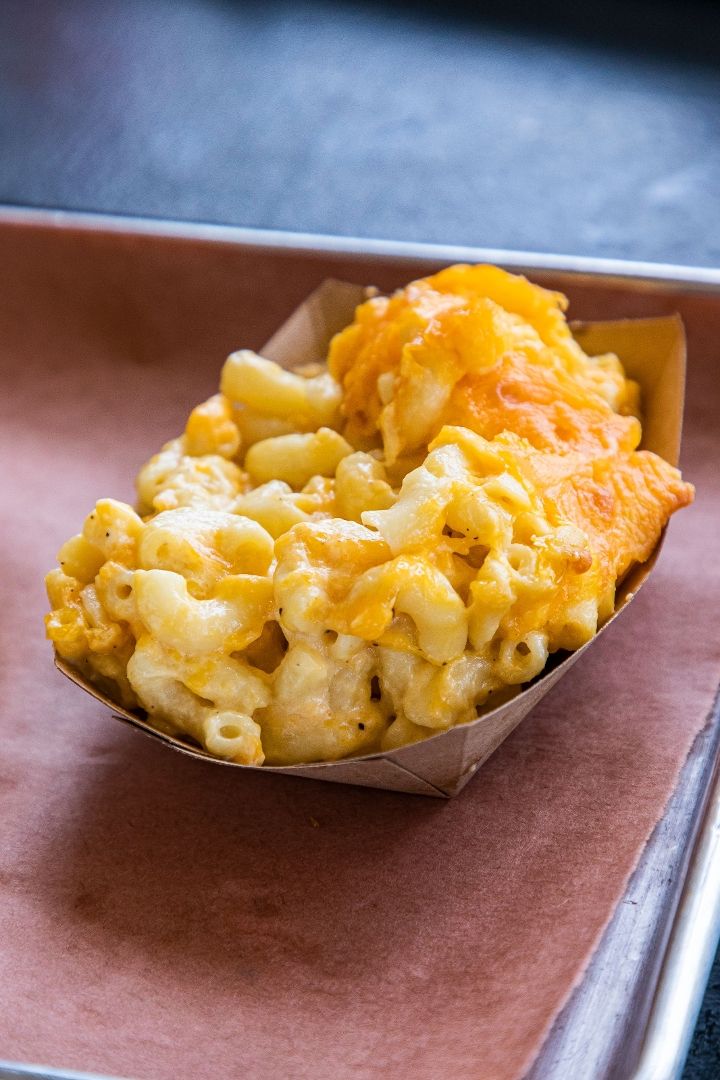 Side Mac & Cheese at Melvin’s BBQ – Mt Pleasant