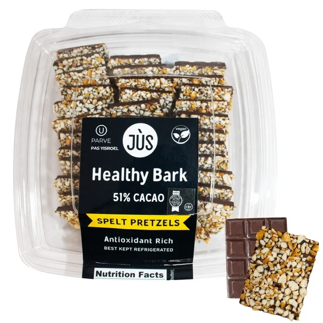 chocolate Bark -Spelt Pretzel