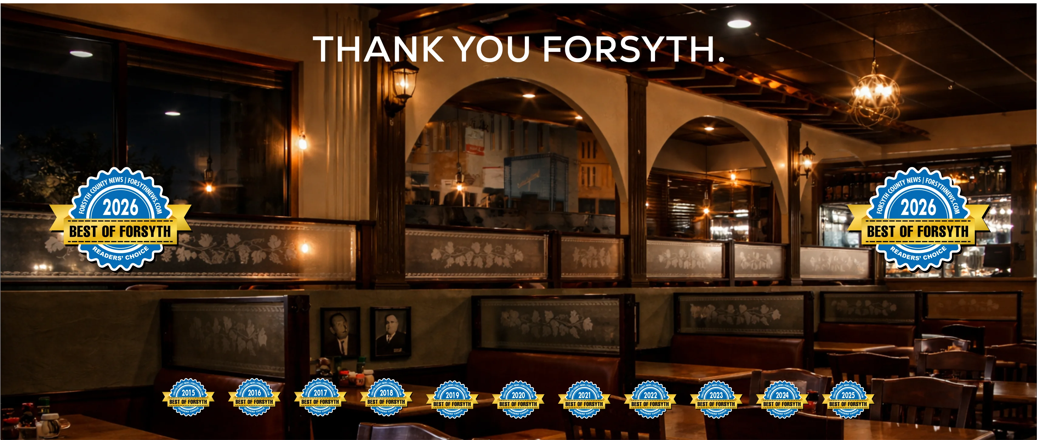 Best Of Forsyth 12 year running.