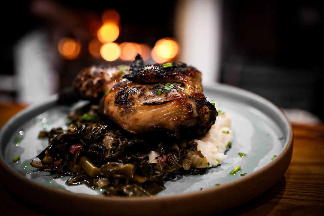Wood-Grilled Half Chicken at Ty’s Roadside Coastal Kitchen