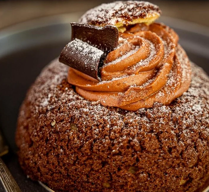 Hazelnut Cream Puff