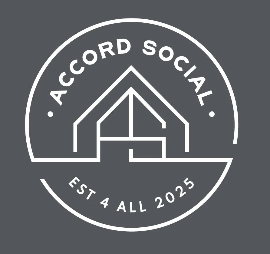 Logo of Accord Social, a community-focused dining establishment