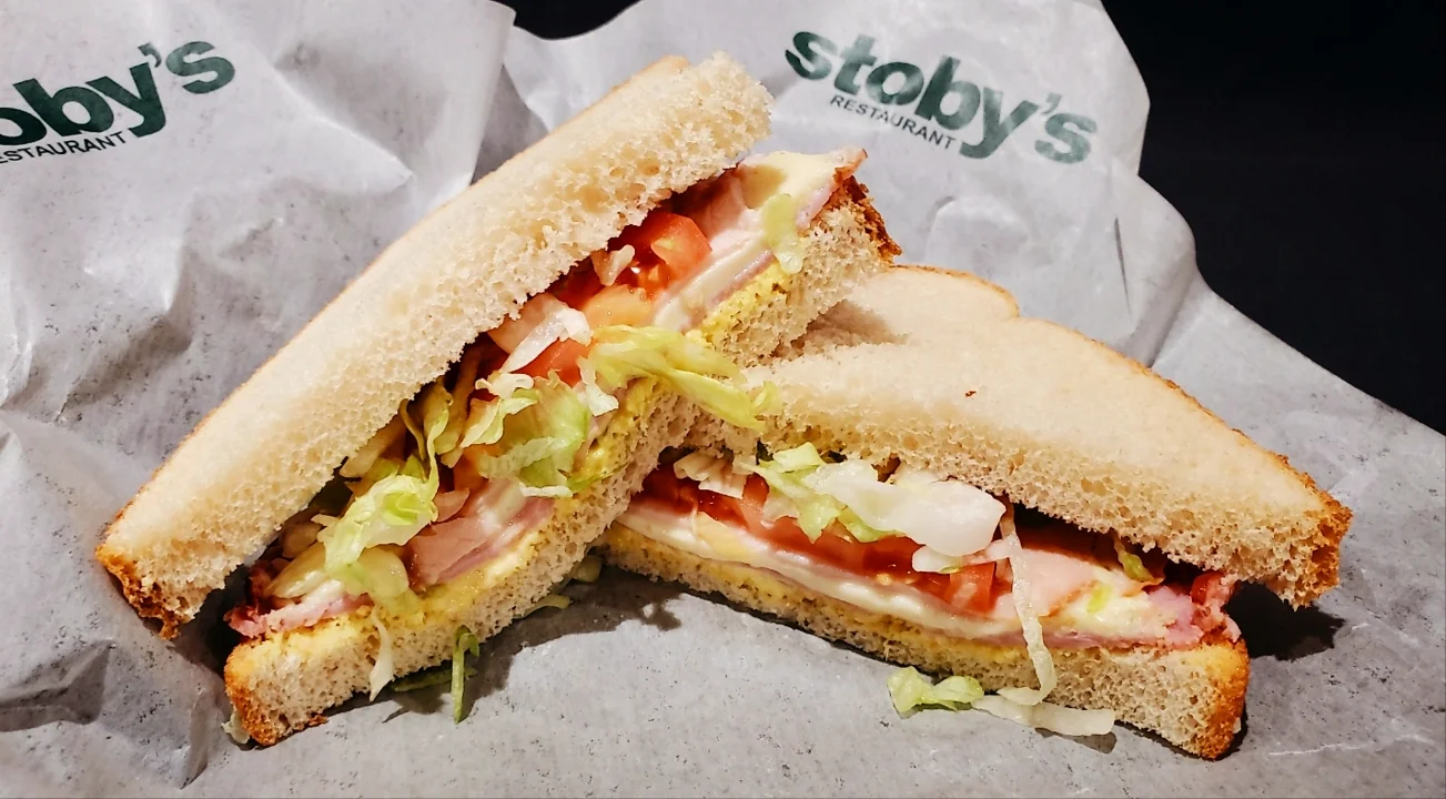 A Stoby's original sandwich