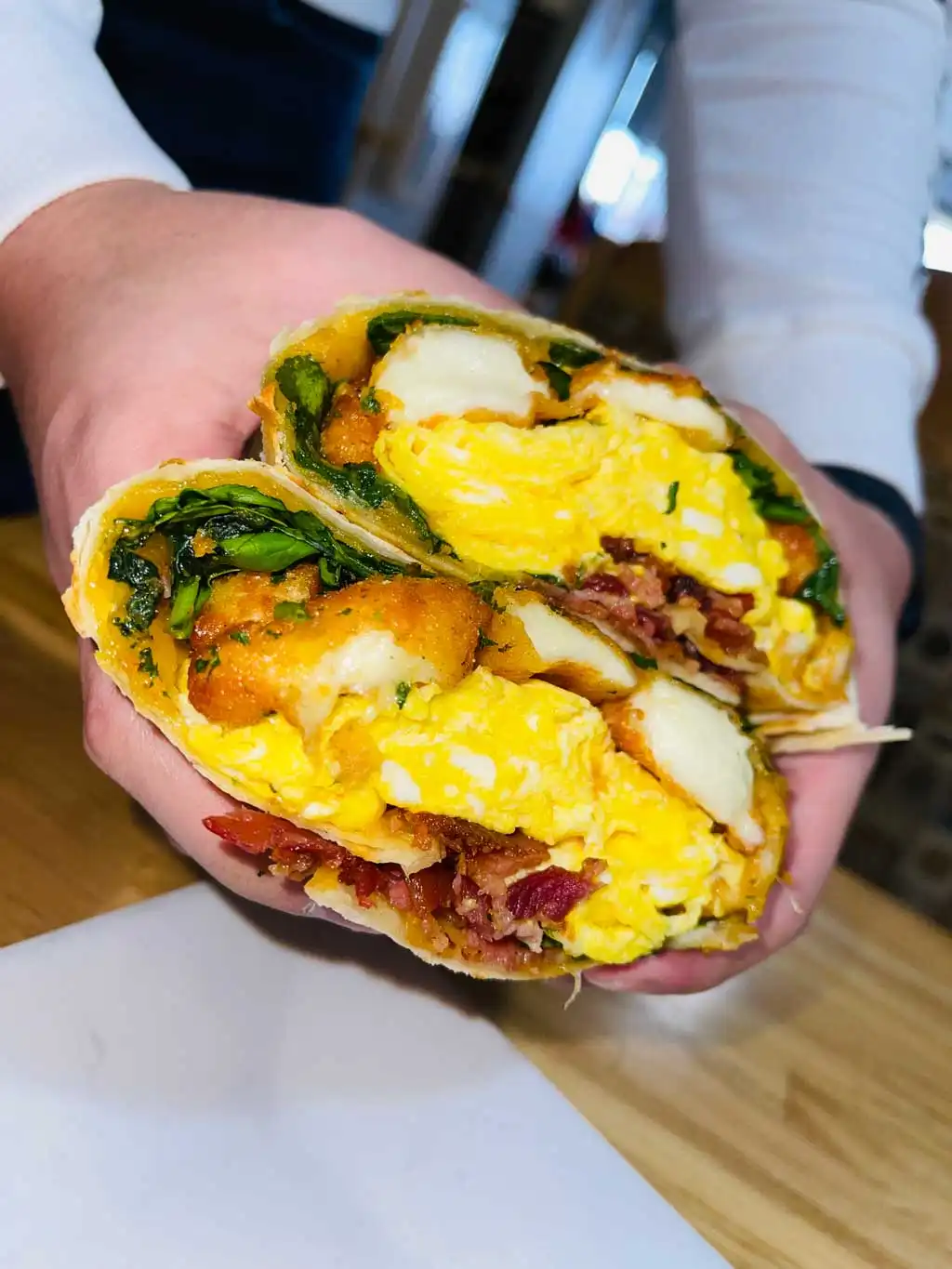 Cheesy Bite Breakfast Burrito