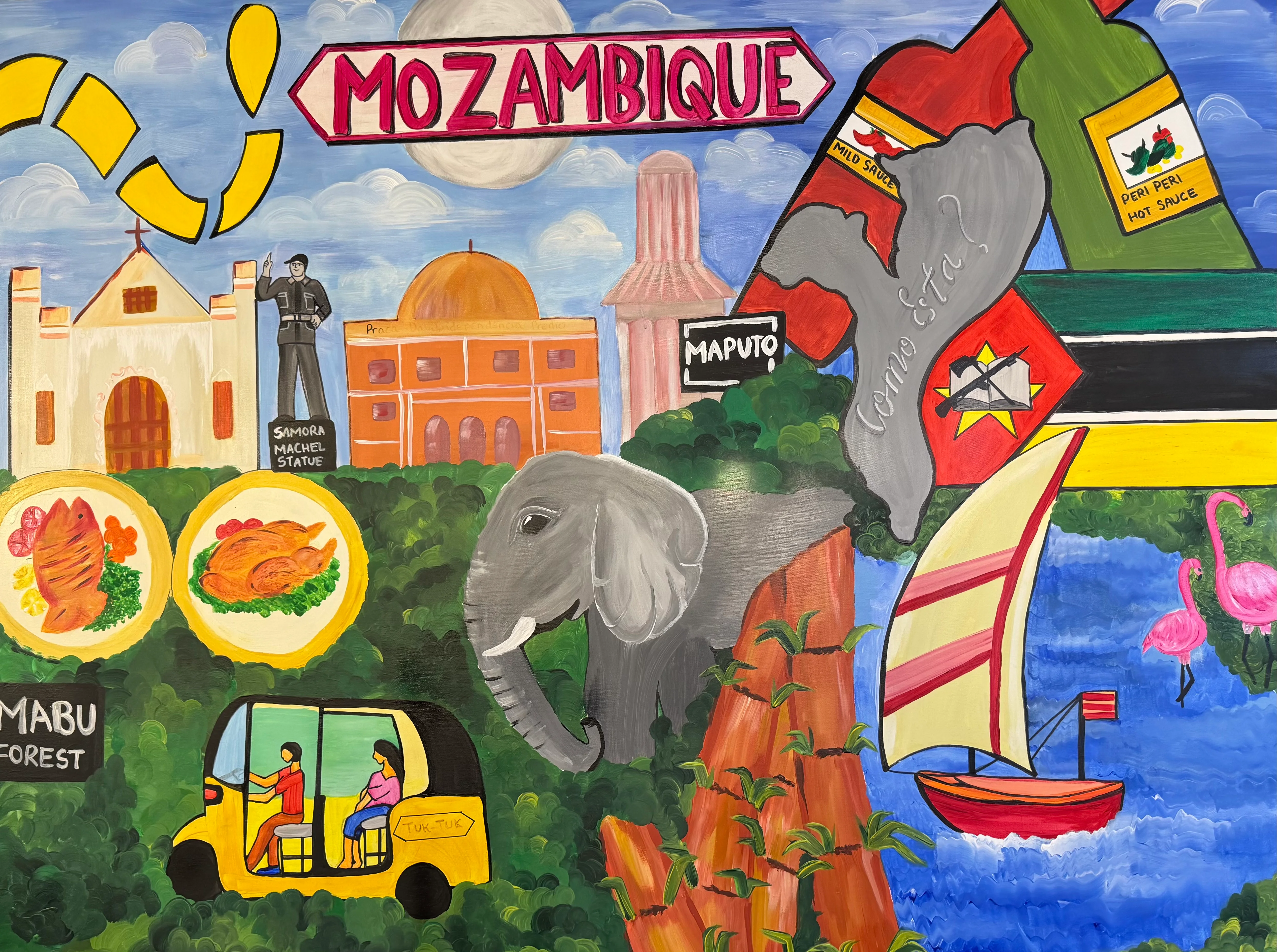 Painting of Mozambique